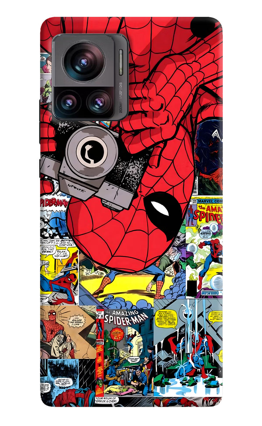 Spider Man Moto Edge 30 Ultra Back Cover, Hard case