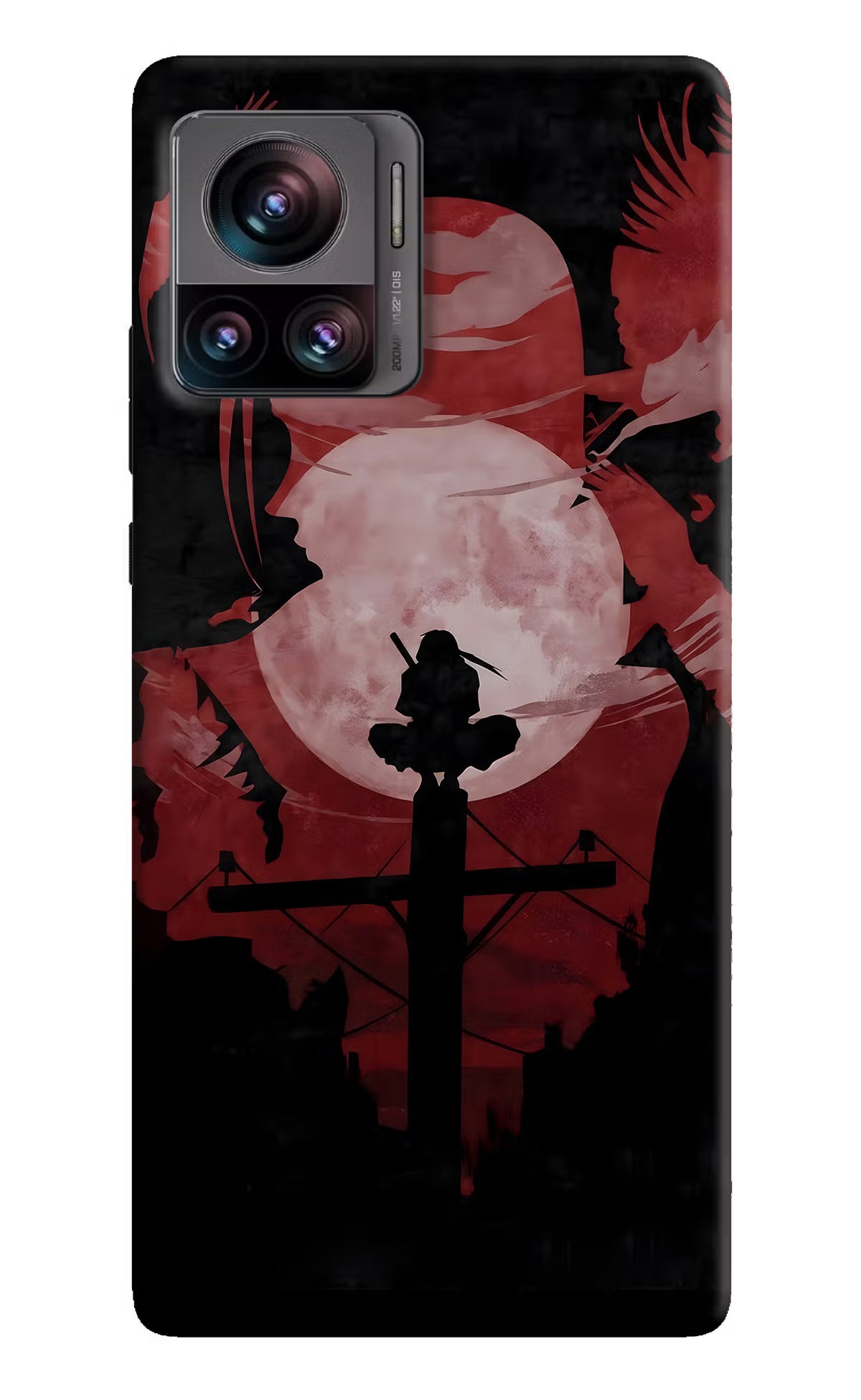 Naruto Anime Moto Edge 30 Ultra Hard Case Back Cover by Casekaro