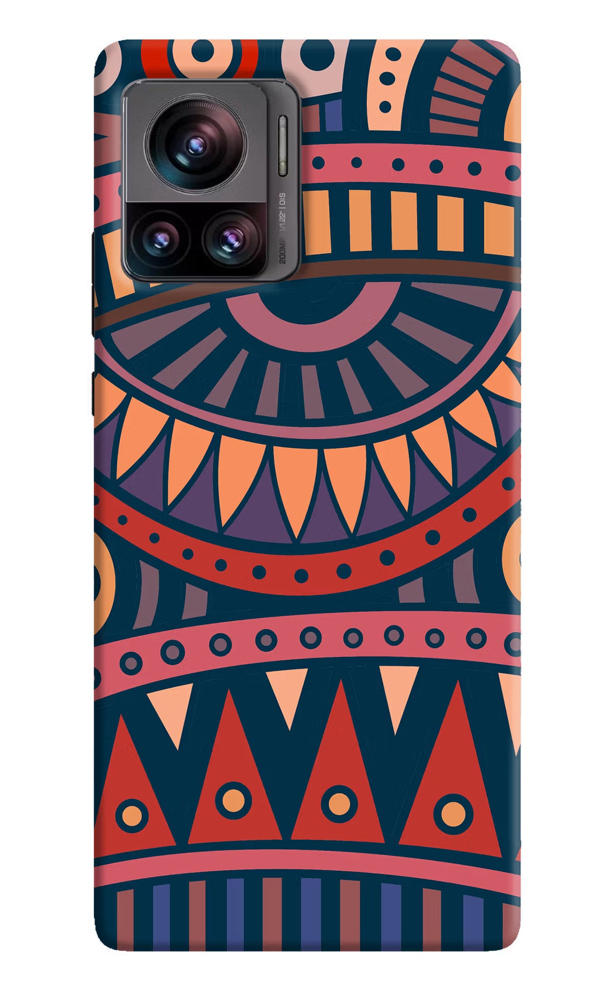 African Culture Design Moto Edge 30 Ultra Hard Case Back Cover by Casekaro