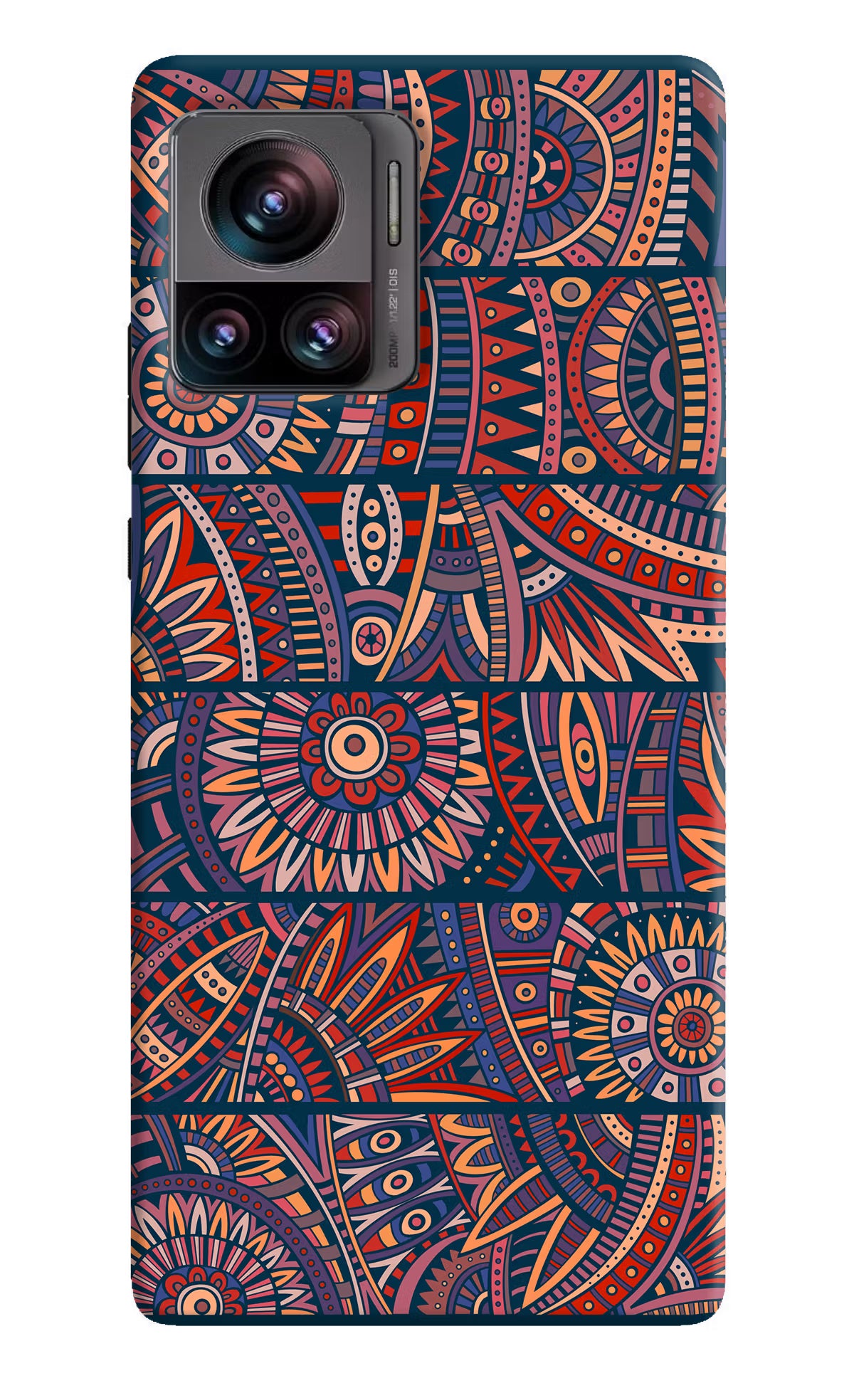 African Culture Design Moto Edge 30 Ultra Hard Case Back Cover by Casekaro