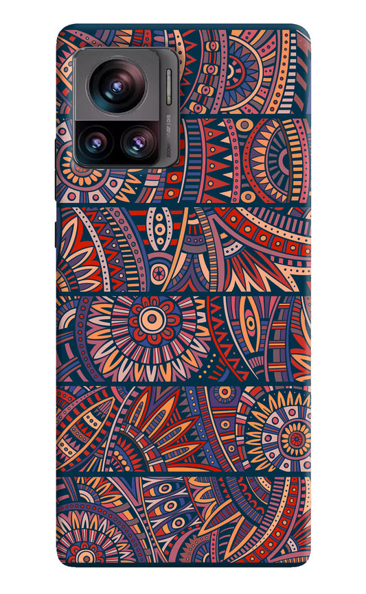 African Culture Design Moto Edge 30 Ultra Hard Case Back Cover by Casekaro