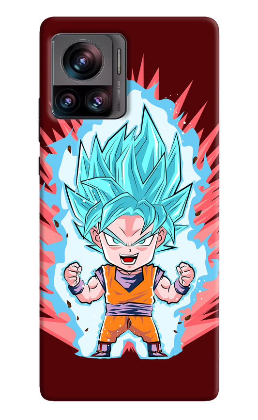 Goku Little Moto Edge 30 Ultra Hard Case Back Cover by Casekaro
