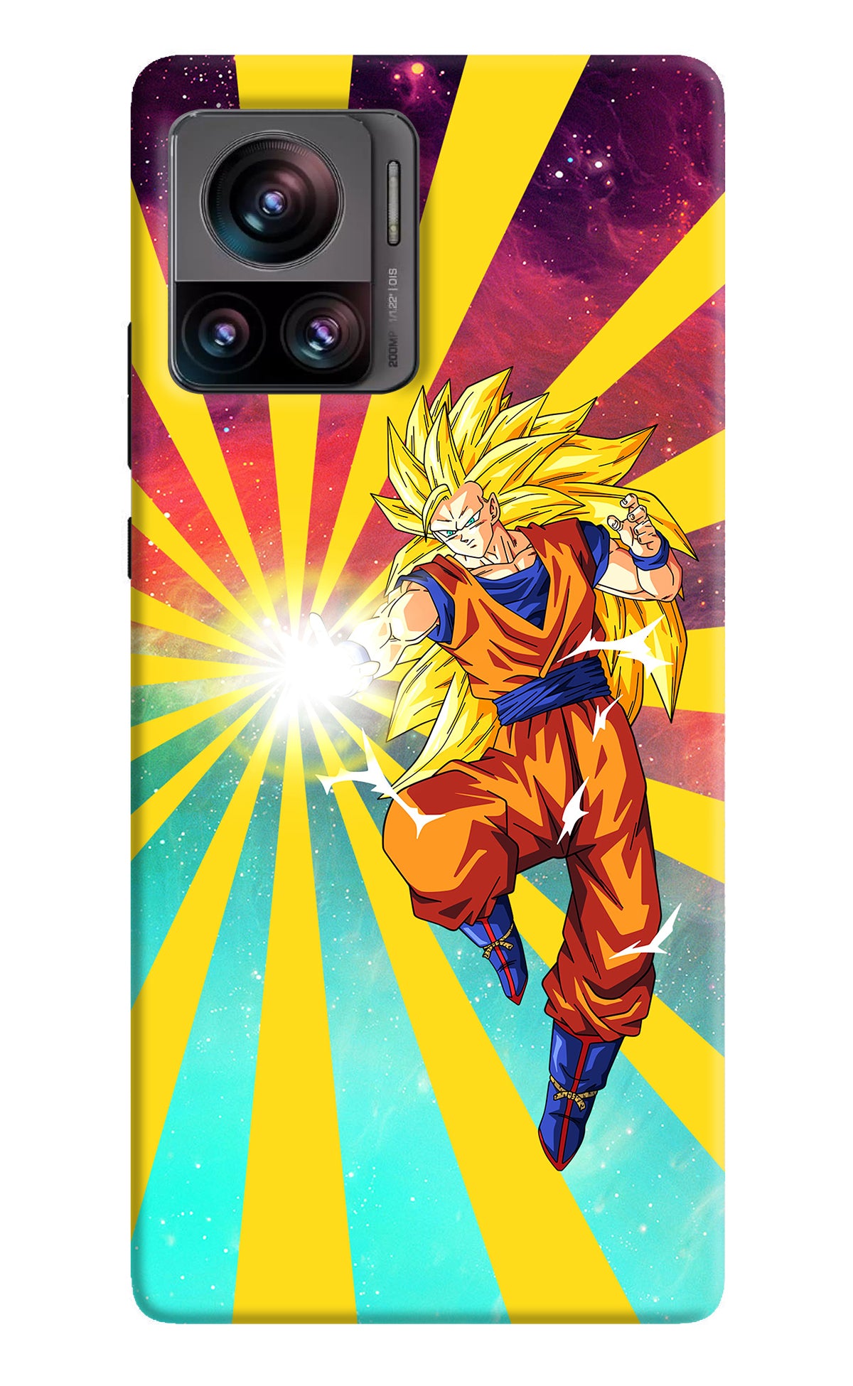 Goku Super Saiyan Moto Edge 30 Ultra Back Cover