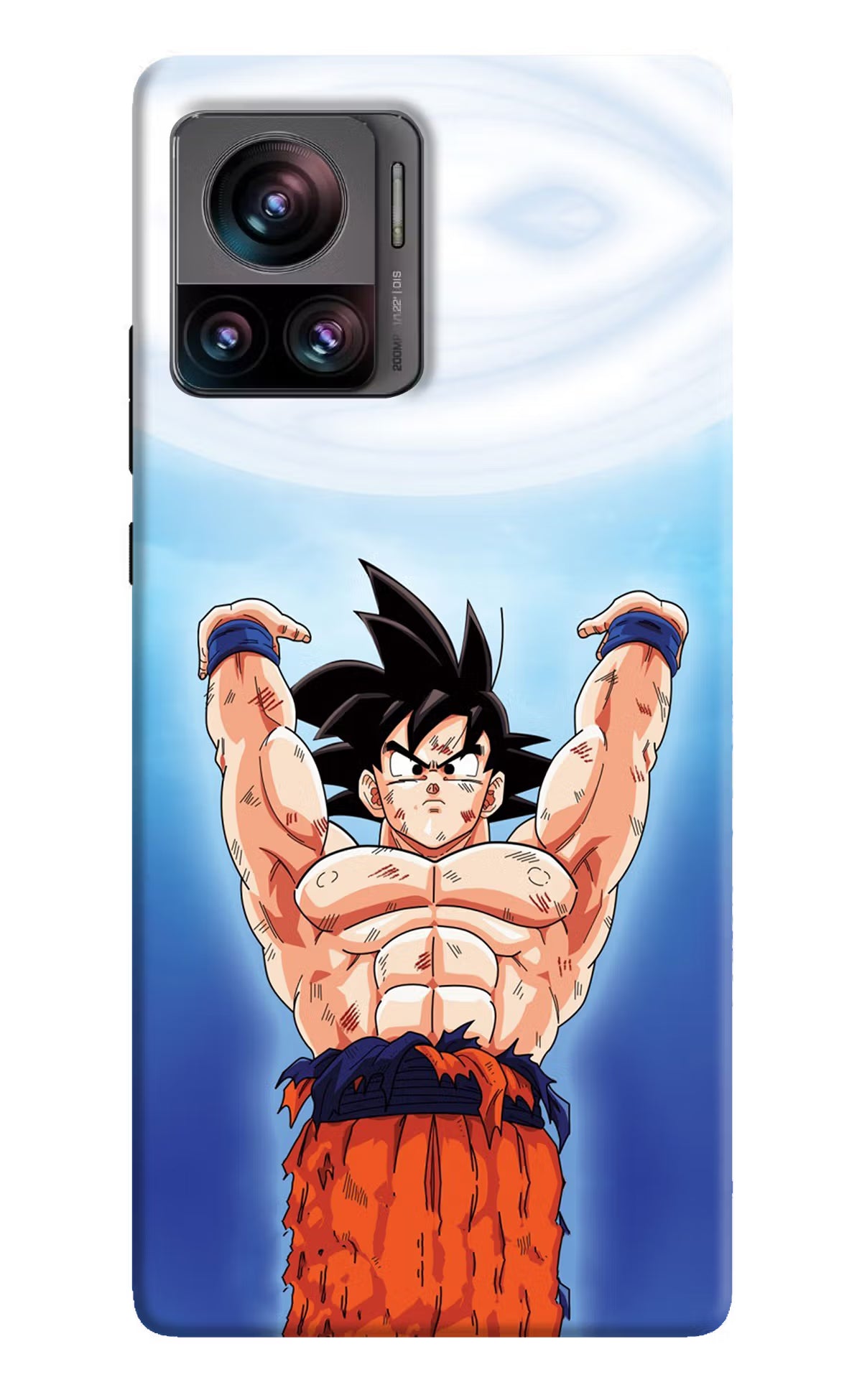 Goku Power Moto Edge 30 Ultra Hard Case Back Cover by Casekaro