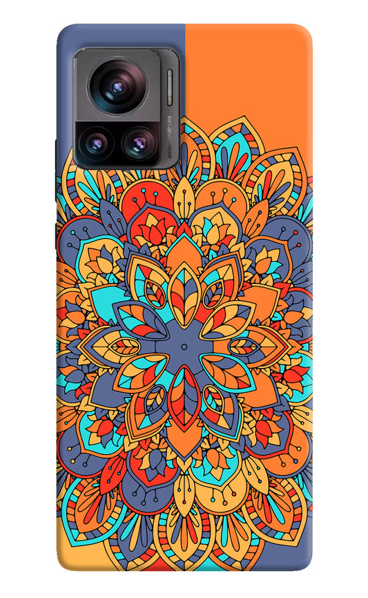 Color Mandala Moto Edge 30 Ultra Hard Case Back Cover by Casekaro