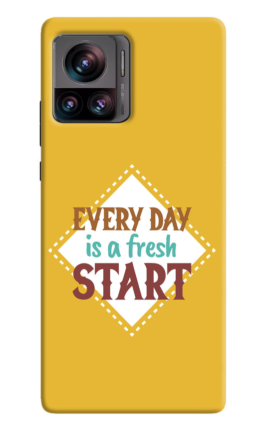 Every day is a Fresh Start Moto Edge 30 Ultra Back Cover