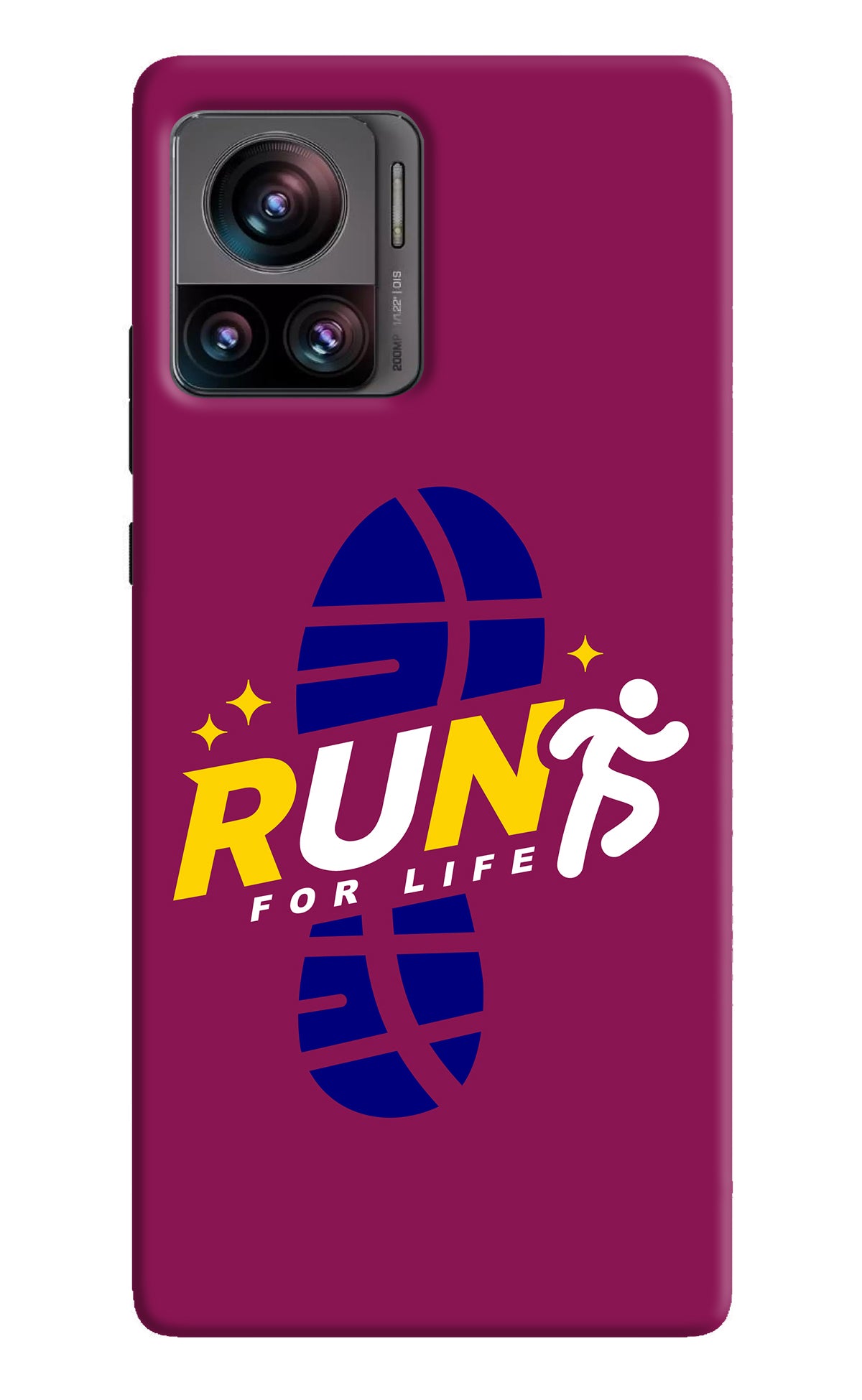 Run for Life Moto Edge 30 Ultra Back Cover