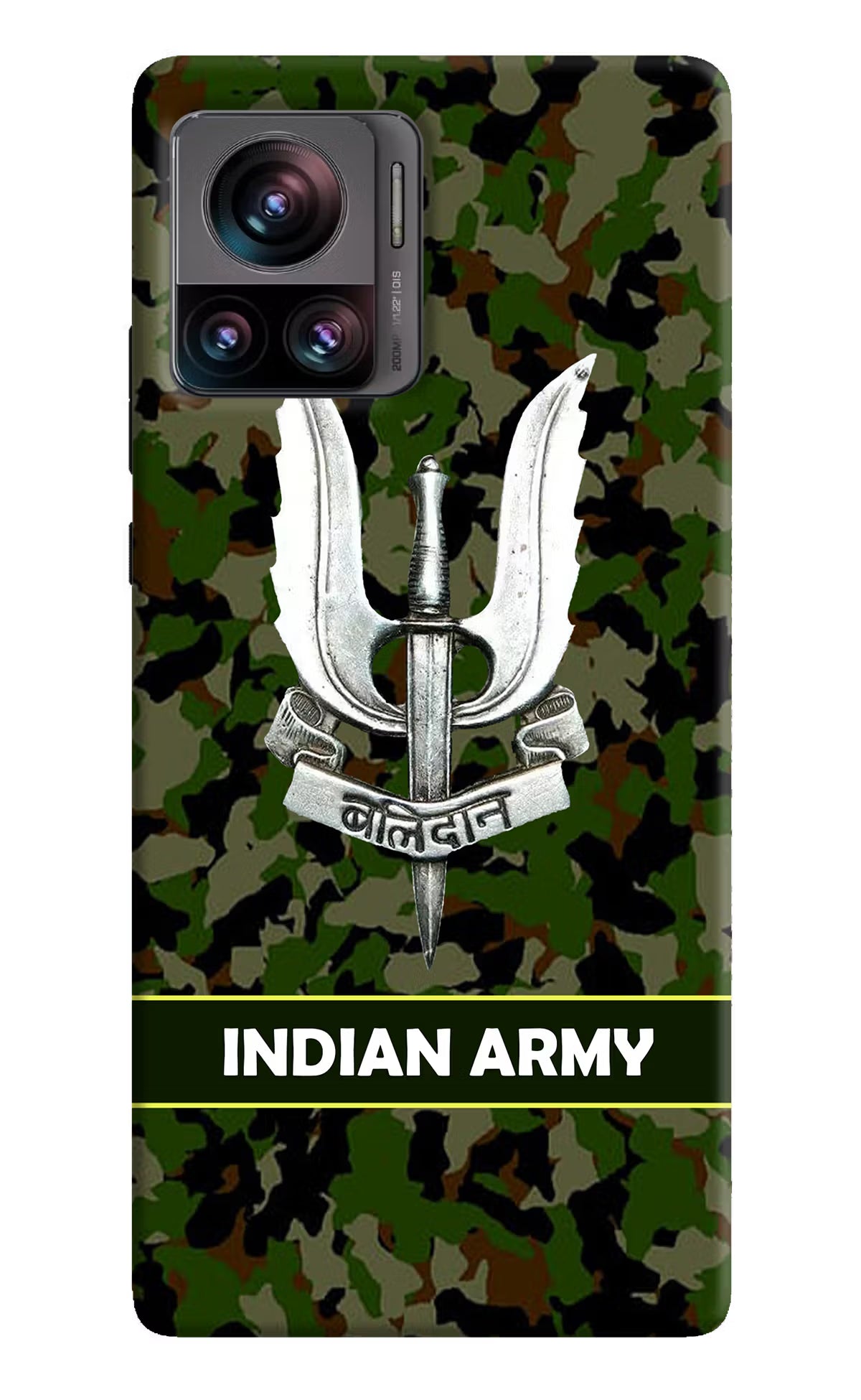 Balidan Indian Logo Moto Edge 30 Ultra Hard Case Back Cover by Casekaro