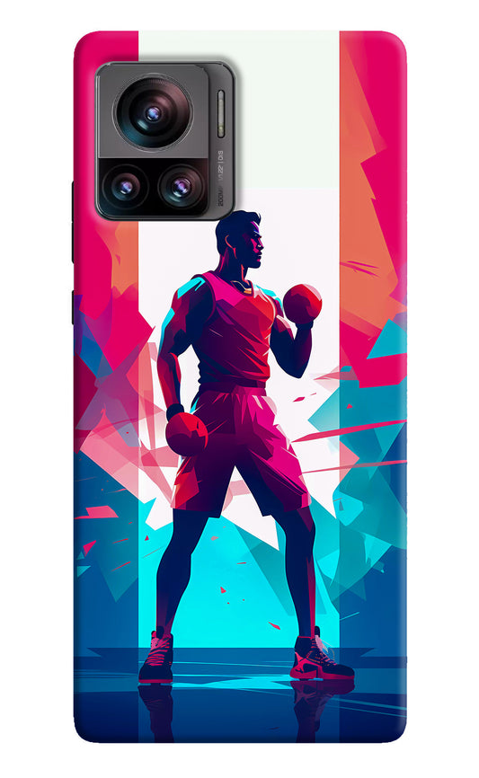 Champion Fighter (AI Generated) Moto Edge 30 Ultra Back Cover