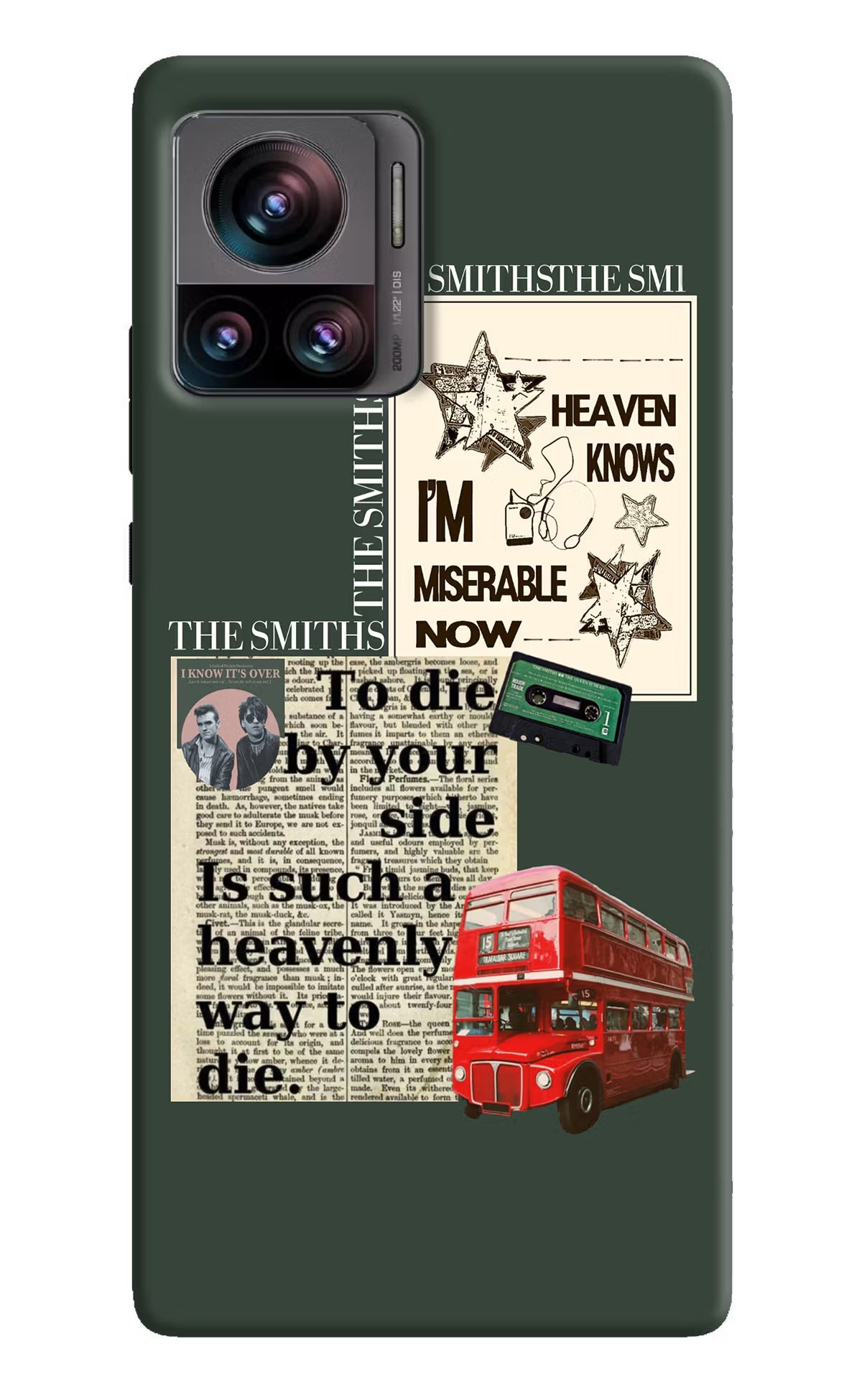 The Smiths Moto Edge 30 Ultra Hard Case Back Cover by Casekaro