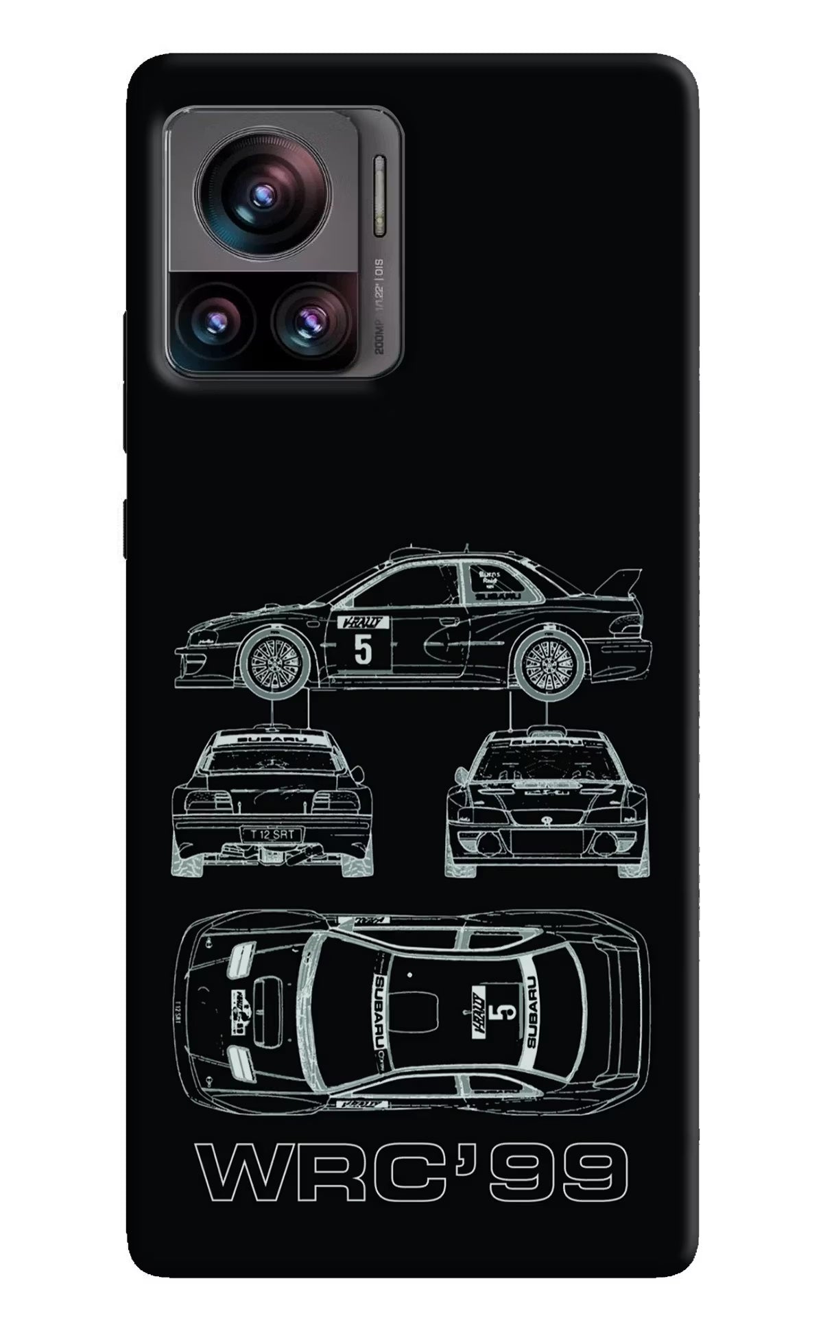 WRC'99 Moto Edge 30 Ultra Hard Case Back Cover by Casekaro