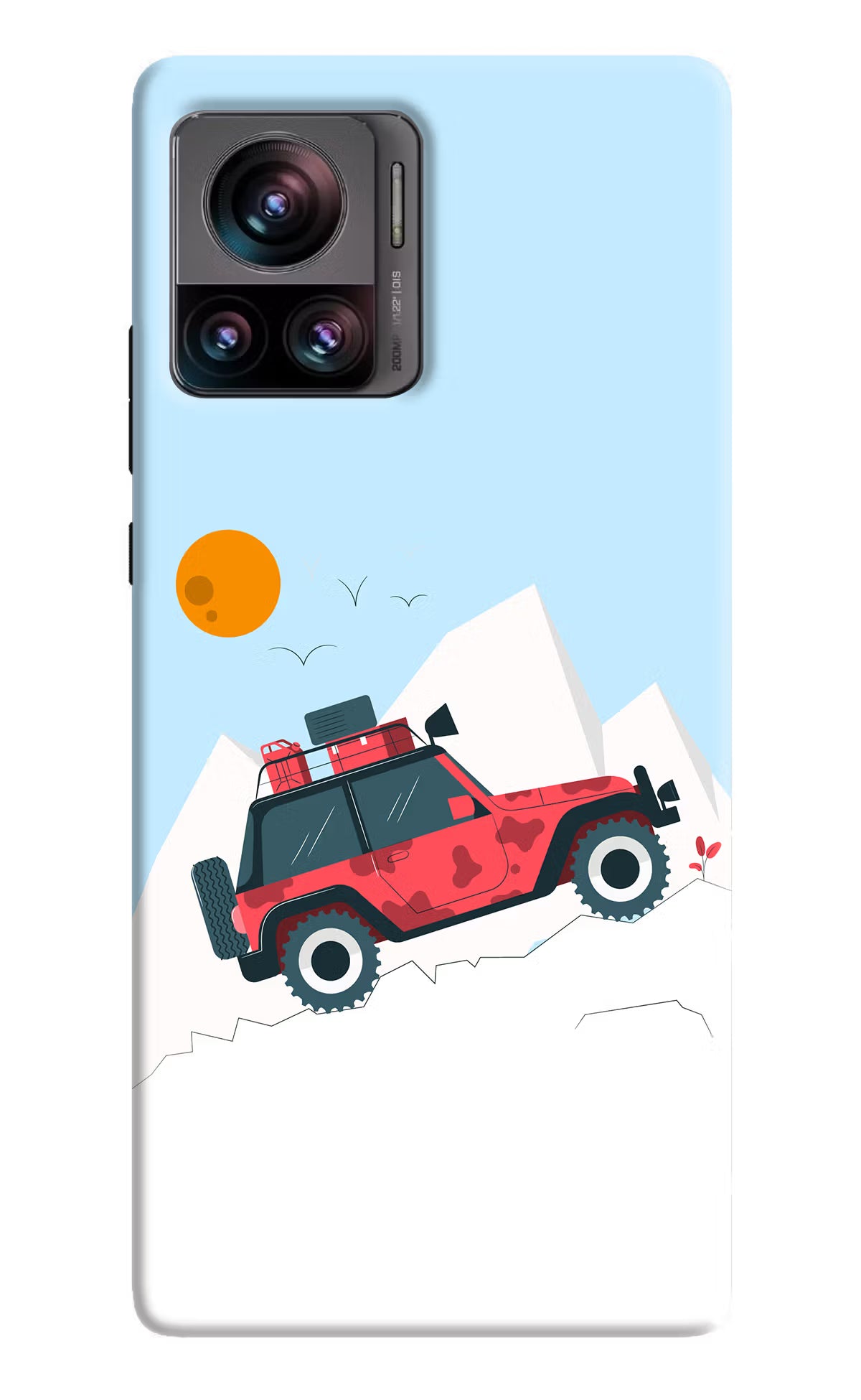 Mountain Trail Beast Moto Edge 30 Ultra Hard Case Back Cover by Casekaro