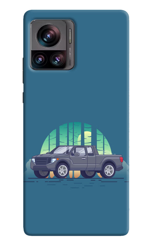 Retro Garage Vibe Moto Edge 30 Ultra Hard Case Back Cover by Casekaro
