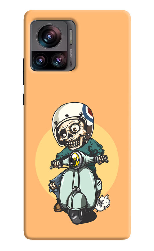 Undead Biker Moto Edge 30 Ultra Hard Case Back Cover by Casekaro