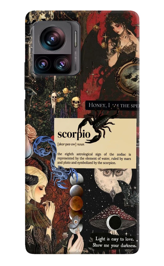 Scorpio Zodiac Moto Edge 30 Ultra Hard Case Back Cover by Casekaro