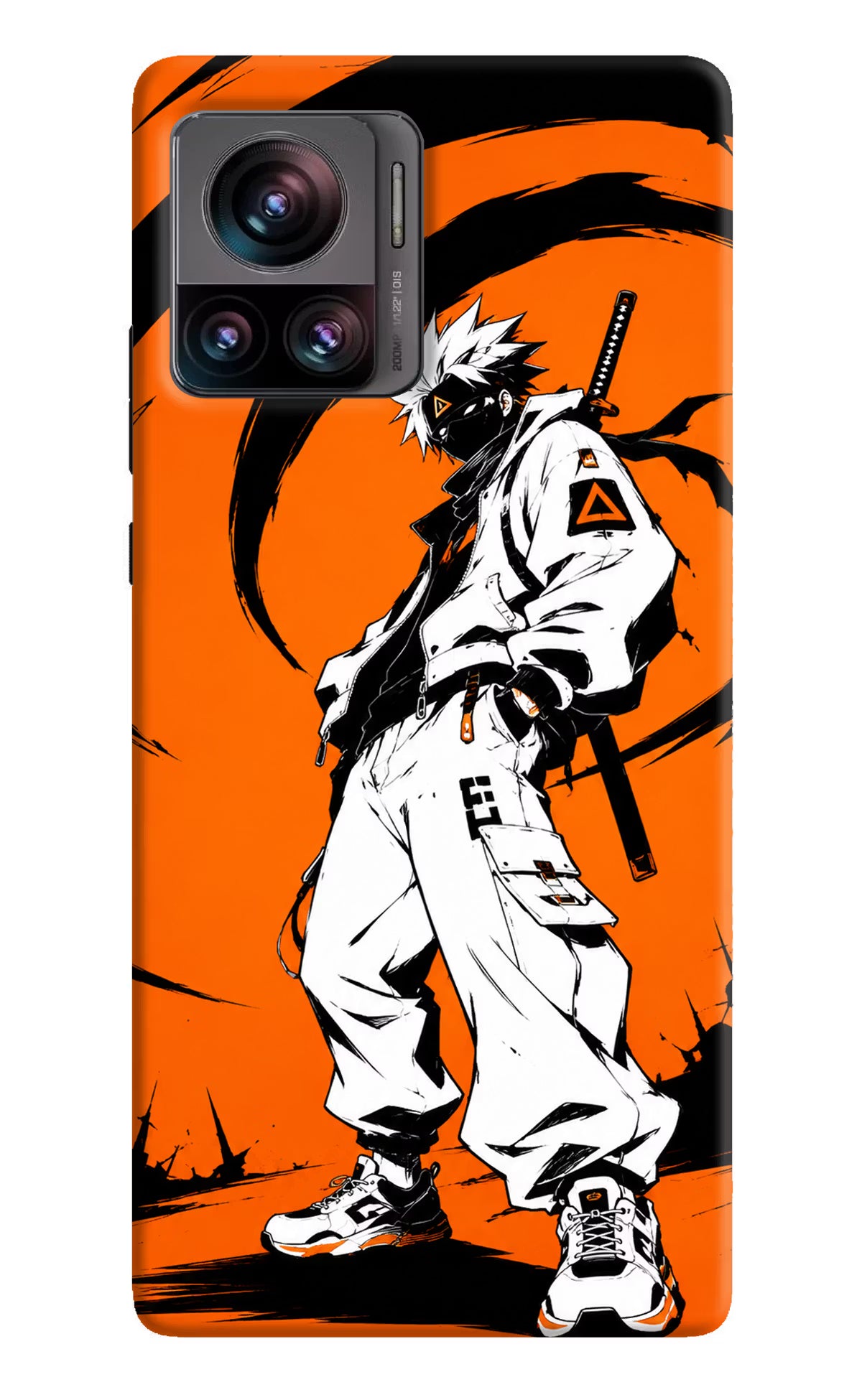Street Samurai  Moto Edge 30 Ultra Hard Case Back Cover by Casekaro