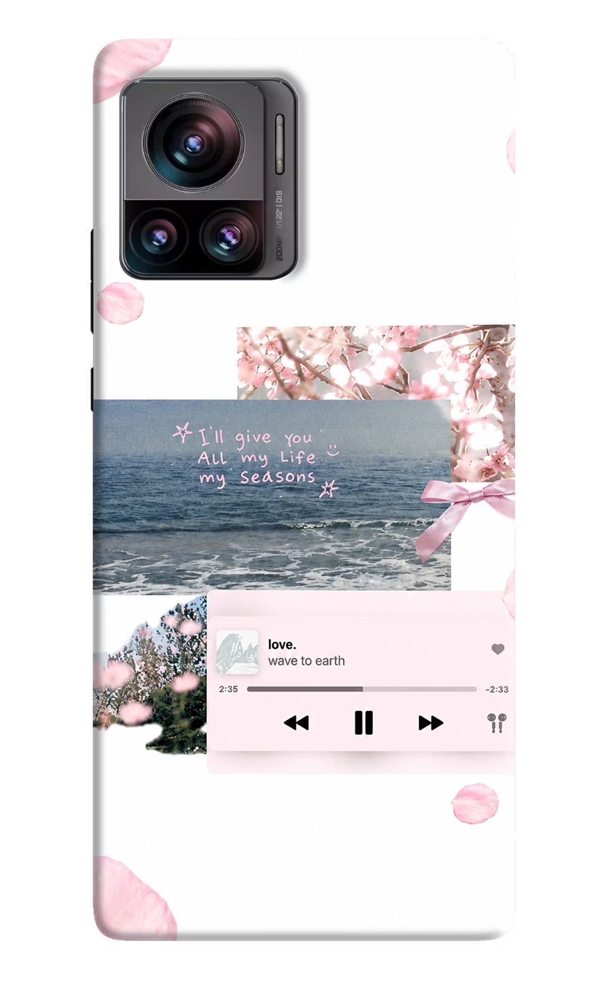 Wave to earth Moto Edge 30 Ultra Back Cover