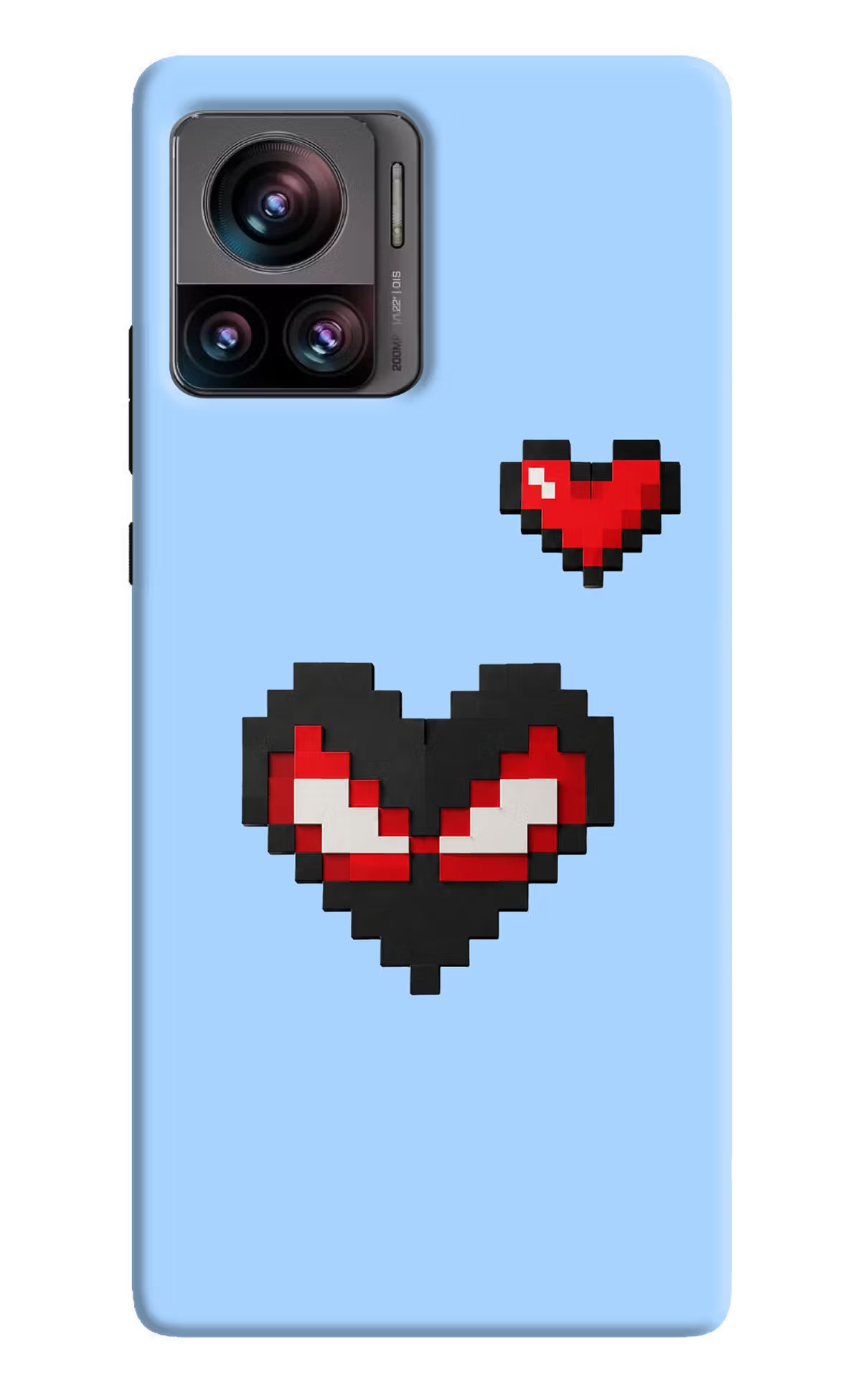 Peter Heart Moto Edge 30 Ultra Back Cover