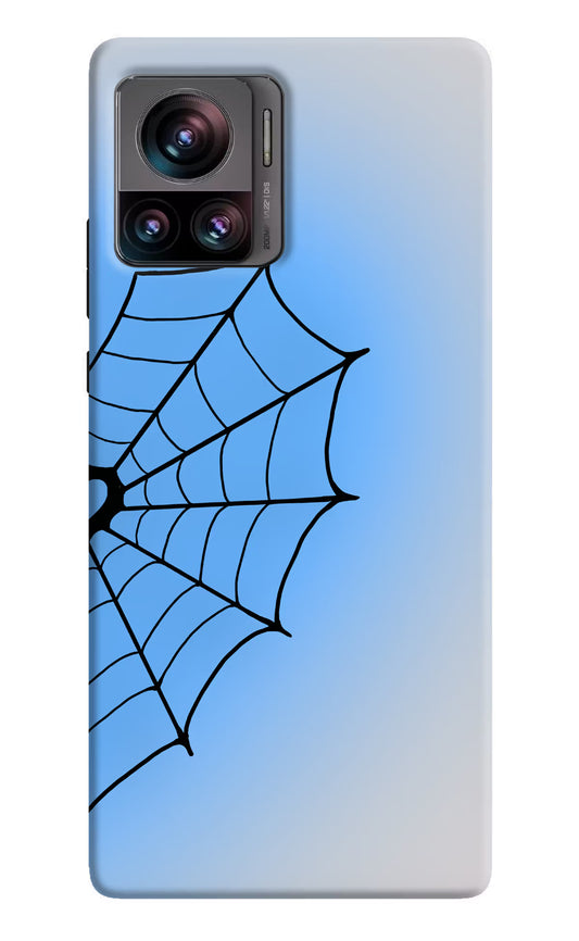 Blue Web Moto Edge 30 Ultra Hard Case Back Cover by Casekaro