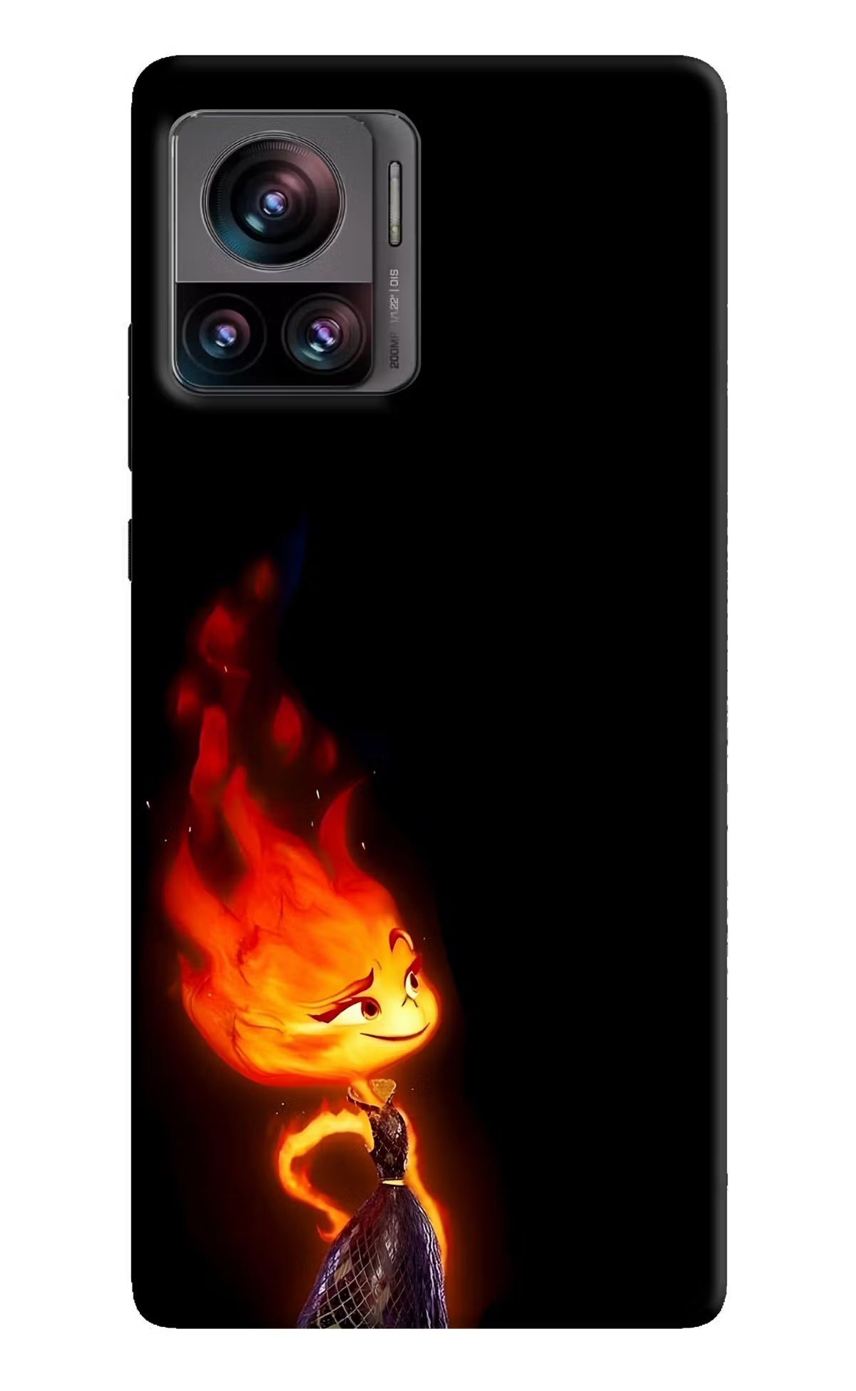 Ember Flame Moto Edge 30 Ultra Back Cover