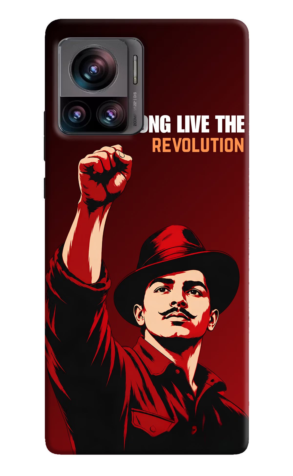 Bhagat Singh Revolution Moto Edge 30 Ultra Back Cover