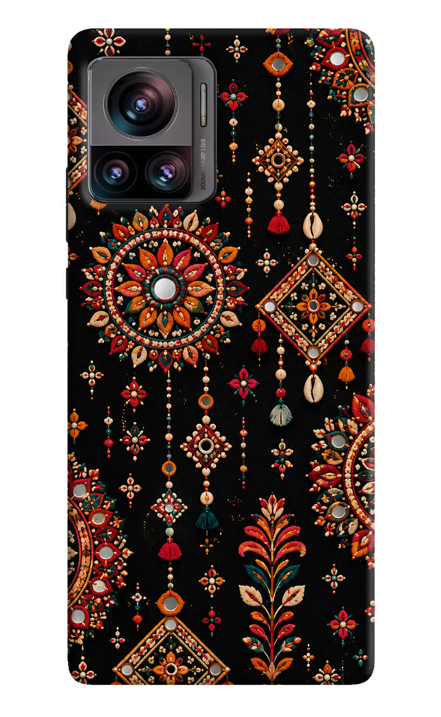 Boho Noir Moto Edge 30 Ultra Back Cover, Hard case