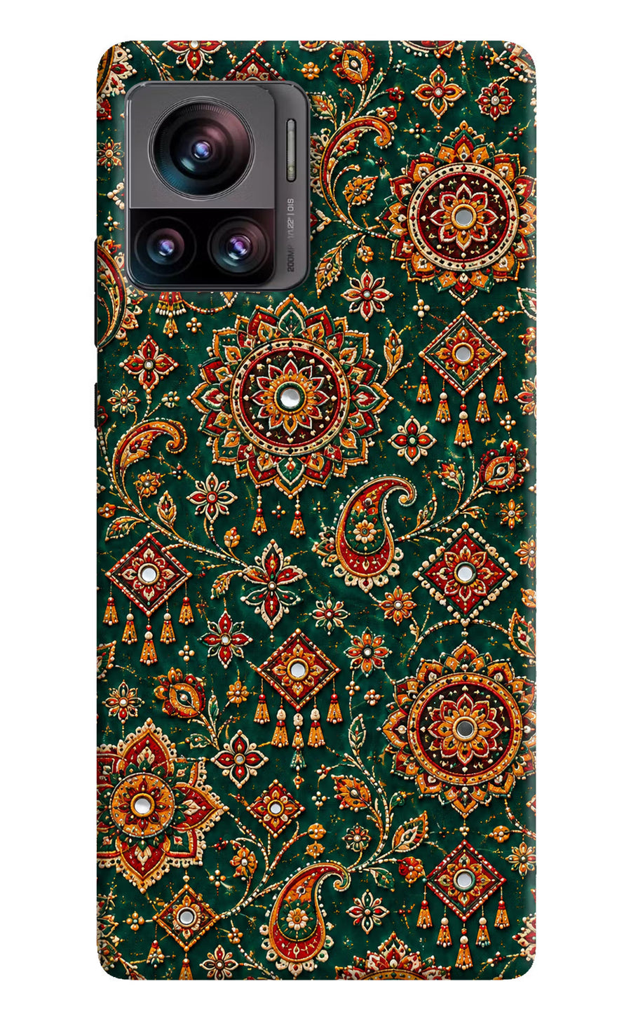 Green Pataka Moto Edge 30 Ultra Back Cover, Hard case