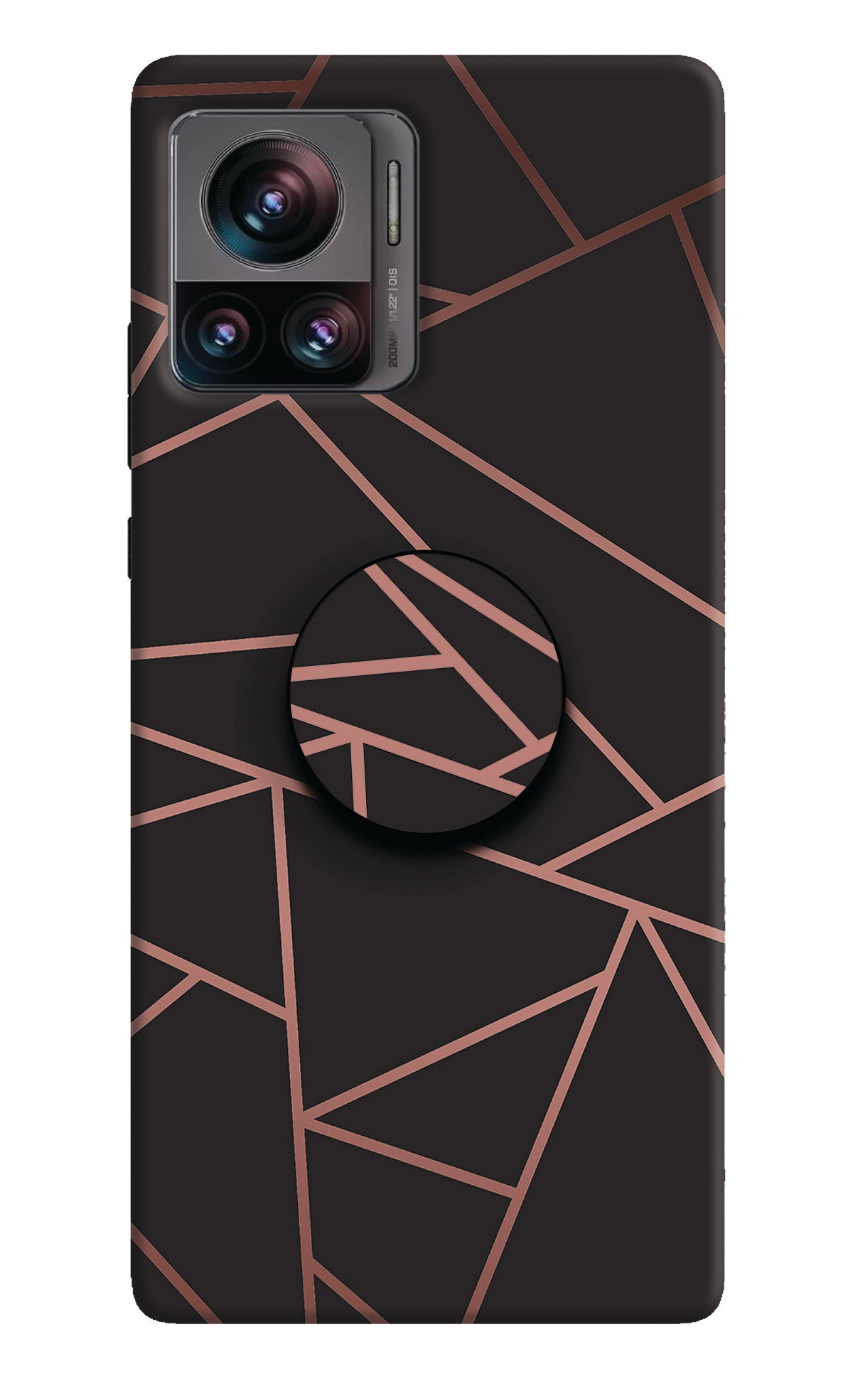 Geometric Pattern Moto Edge 30 Ultra Pop Case