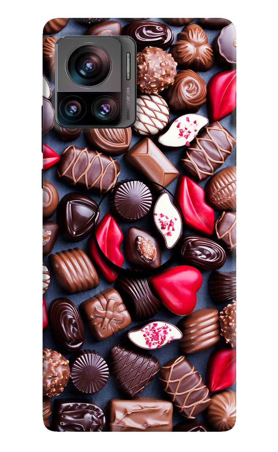 Chocolates Moto Edge 30 Ultra Pop Case, Hard case