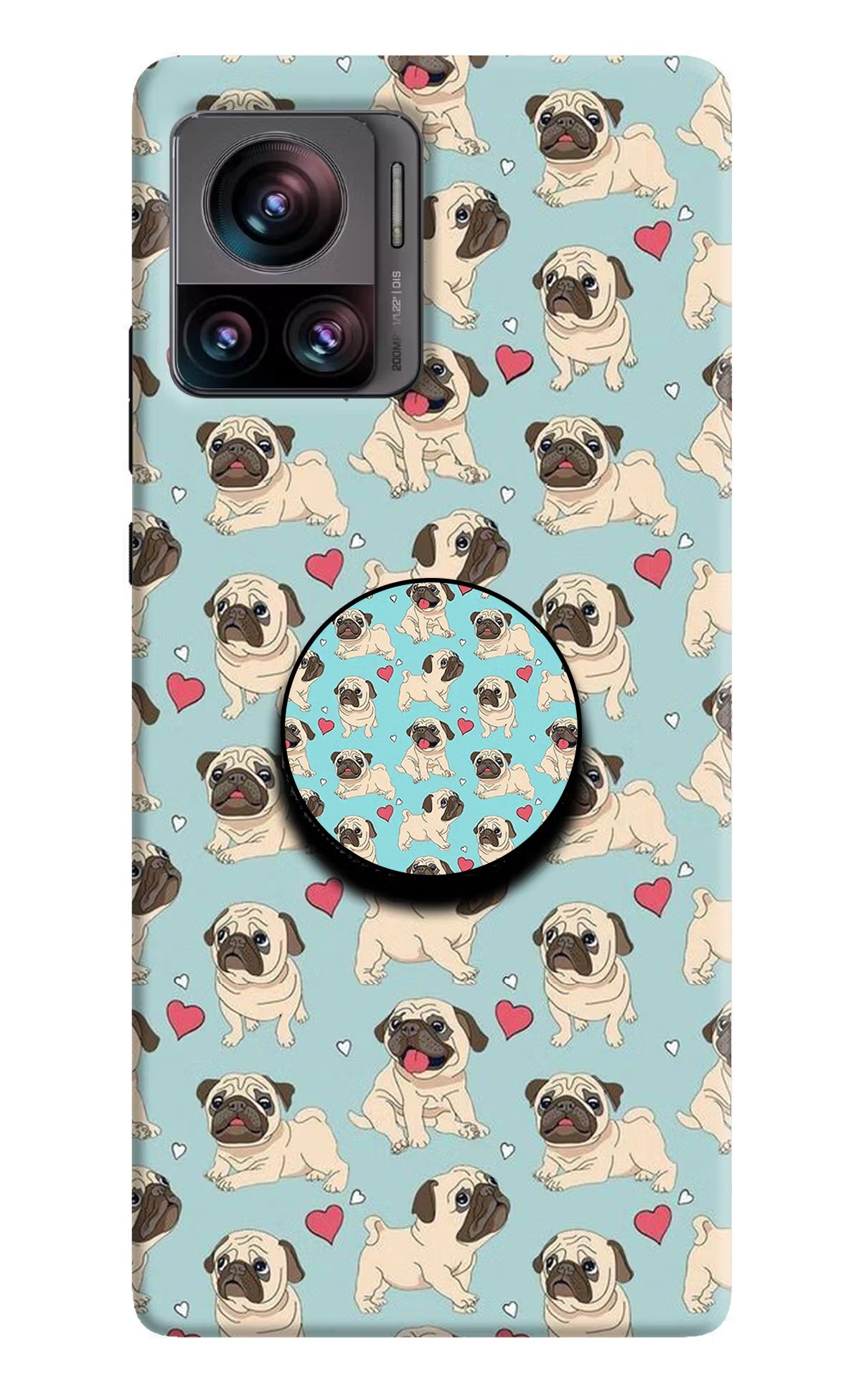 Pug Dog Moto Edge 30 Ultra Pop Case by Casekaro