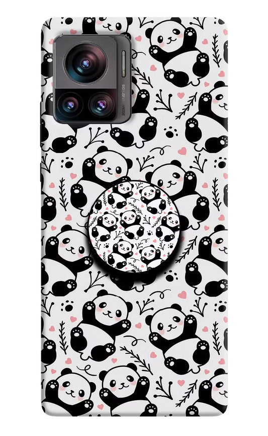 Cute Panda Moto Edge 30 Ultra Pop Case by Casekaro