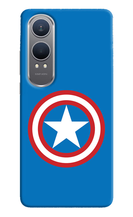 Captain America Logo OnePlus Nord CE4 Lite Hard Case Back Cover by Casekaro
