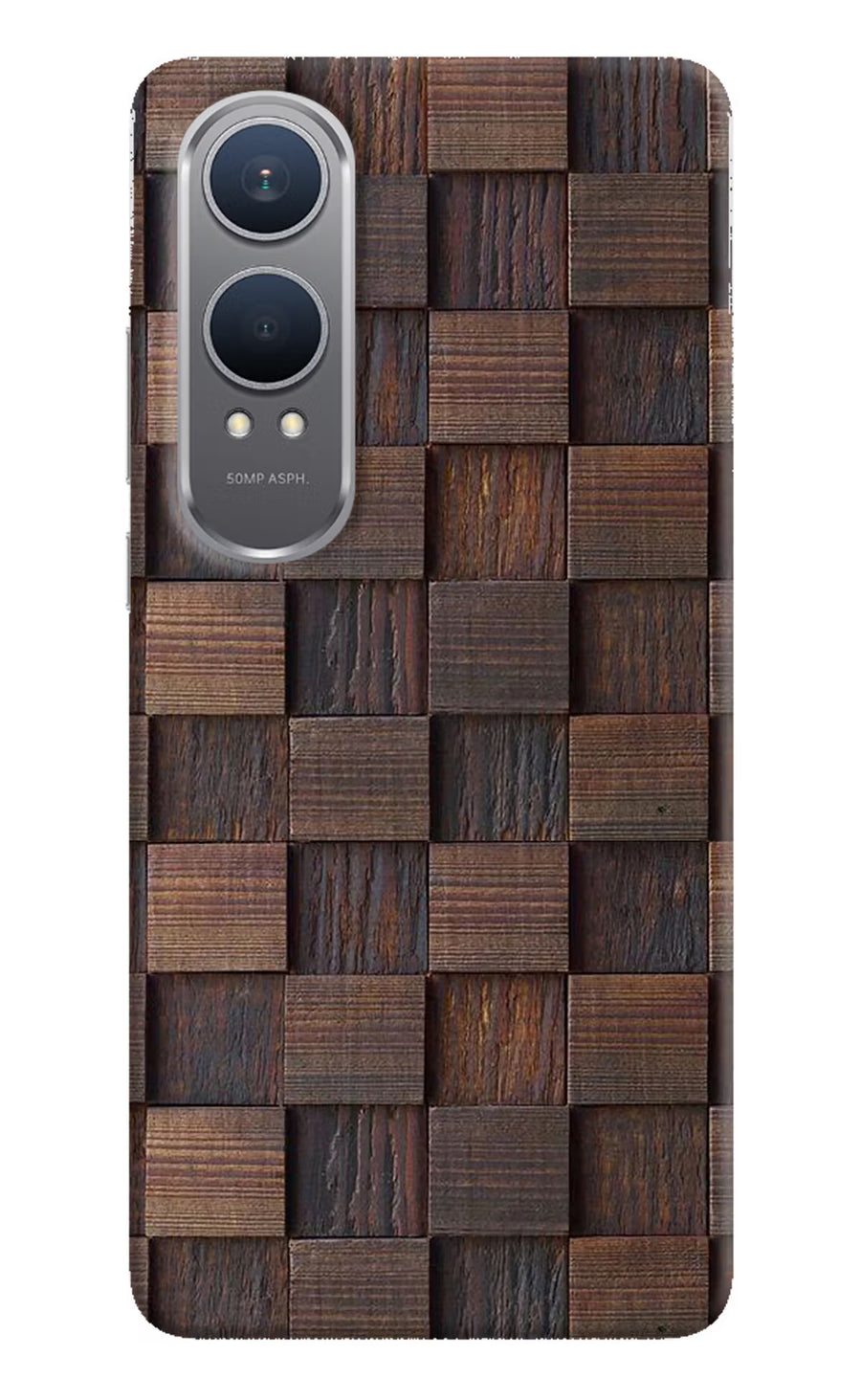 Wooden Cube Design OnePlus Nord CE4 Lite Back Cover, Hard case