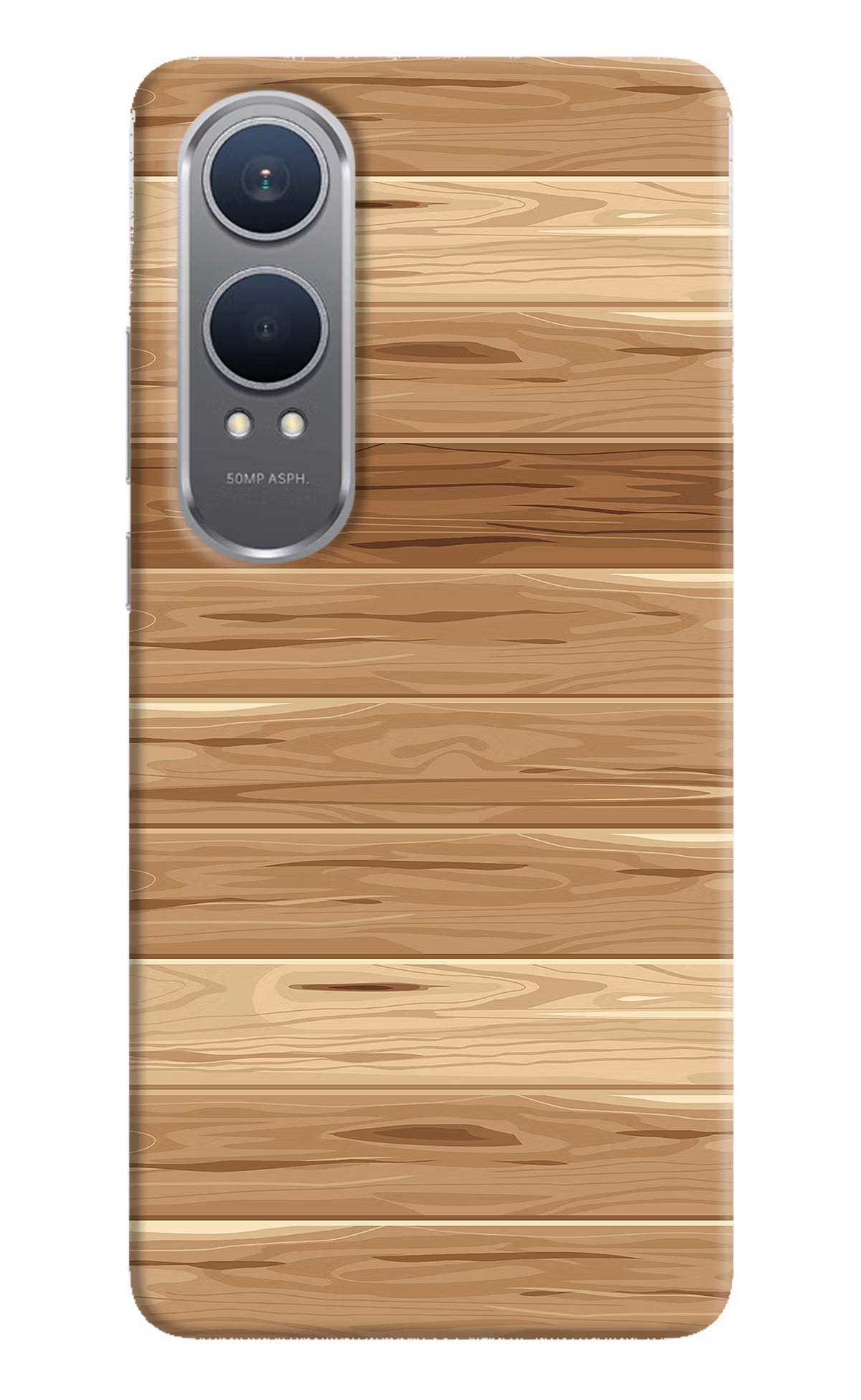 Wooden Vector OnePlus Nord CE4 Lite Hard Case Back Cover by Casekaro