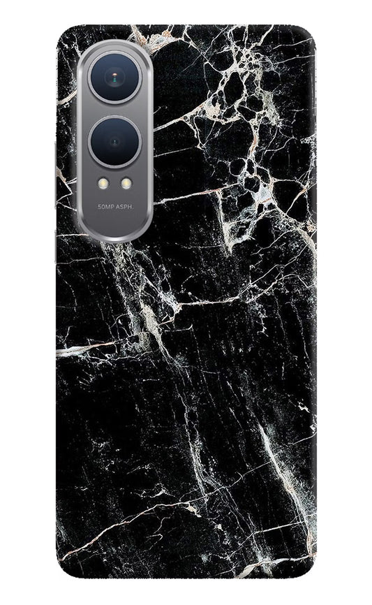 Black Marble Texture OnePlus Nord CE4 Lite Hard Case Back Cover by Casekaro