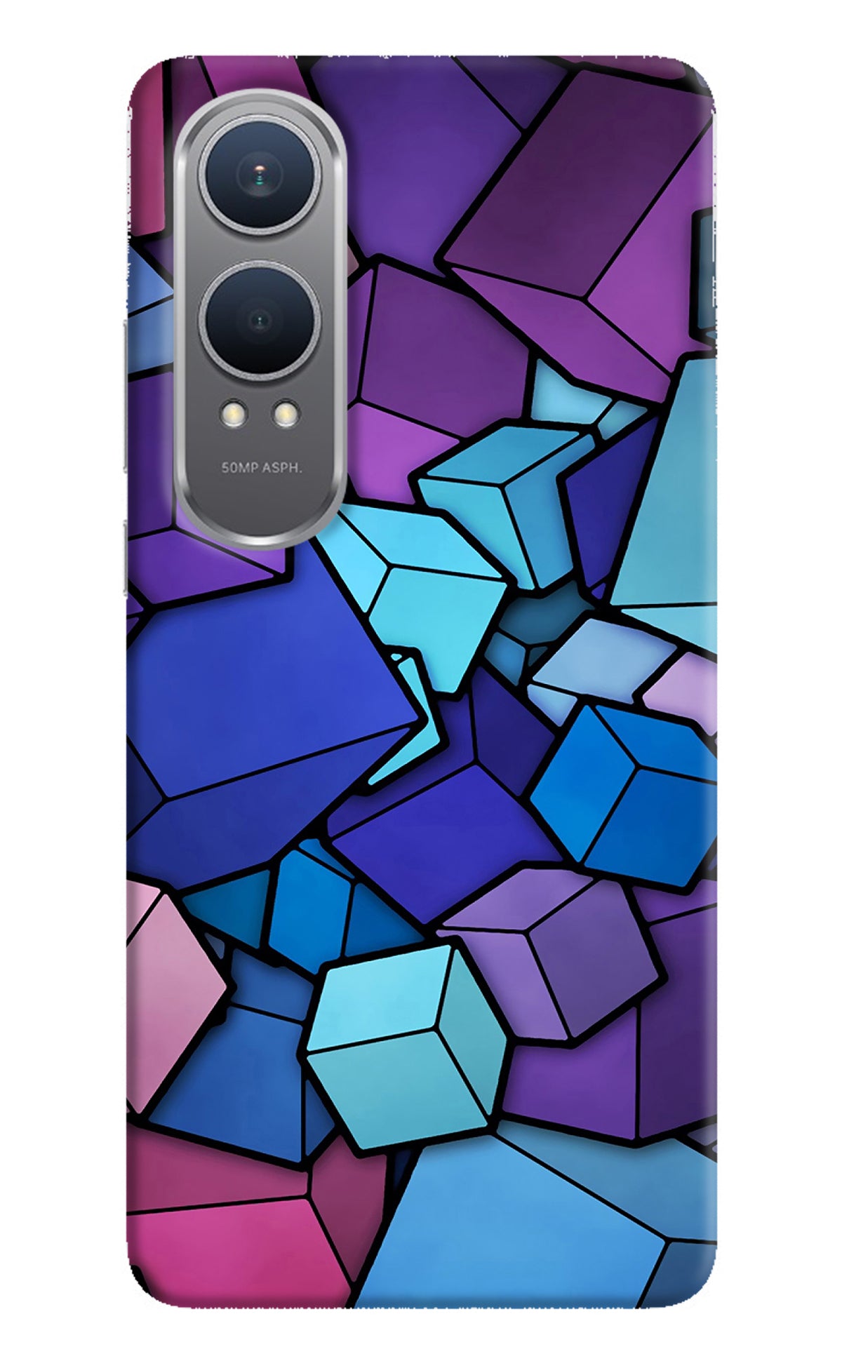 Cubic Abstract OnePlus Nord CE4 Lite Back Cover