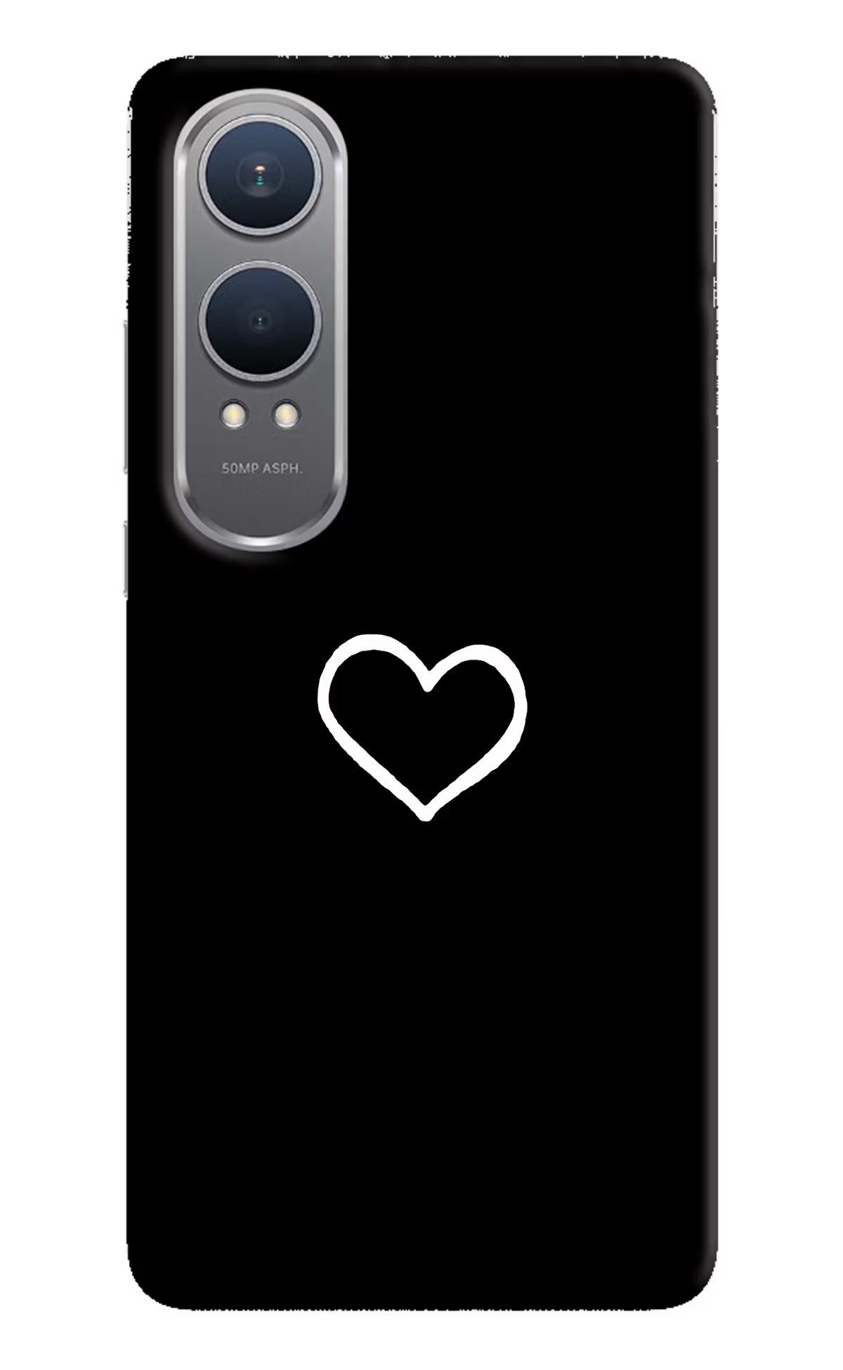 Heart OnePlus Nord CE4 Lite Hard Case Back Cover by Casekaro