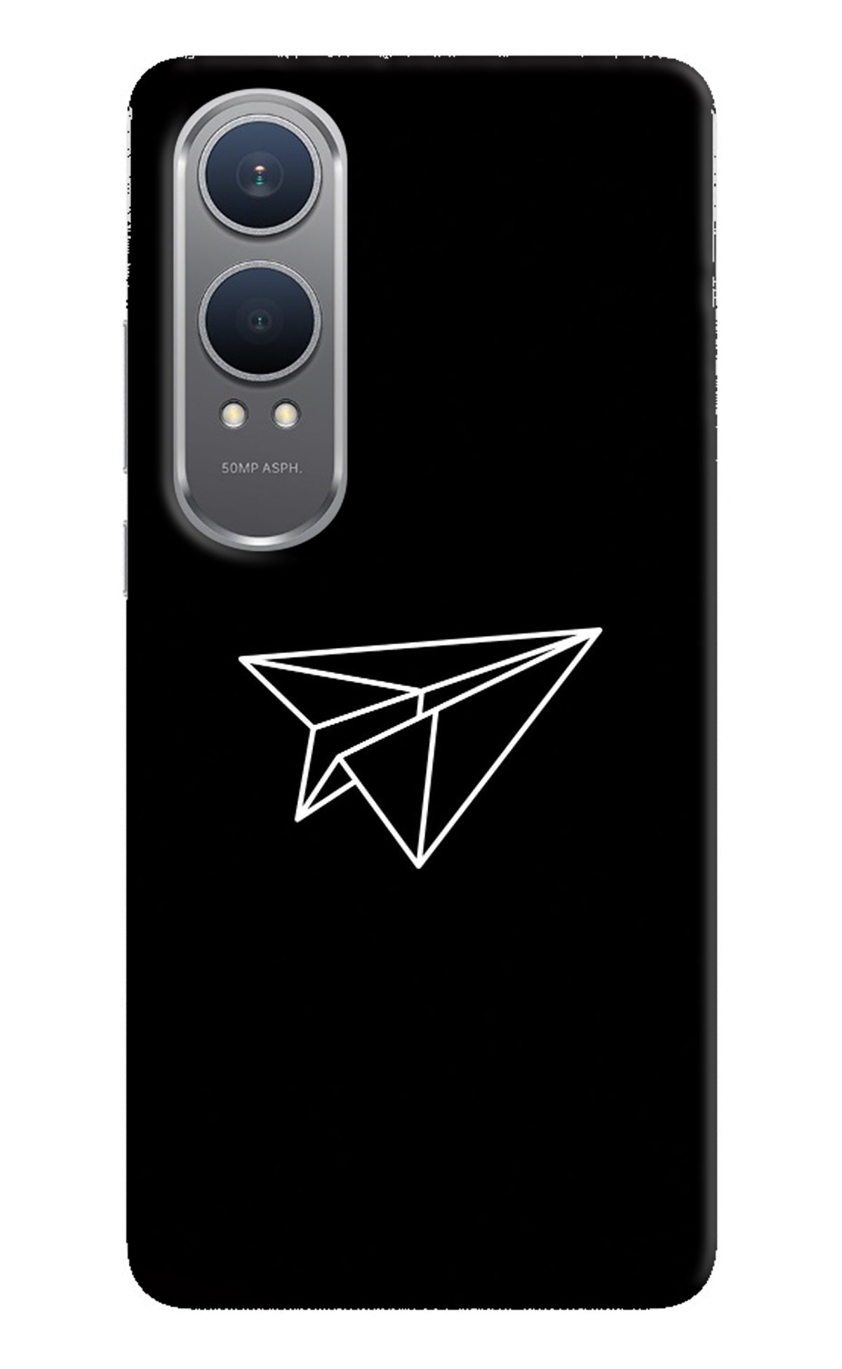 Paper Plane White OnePlus Nord CE4 Lite Back Cover