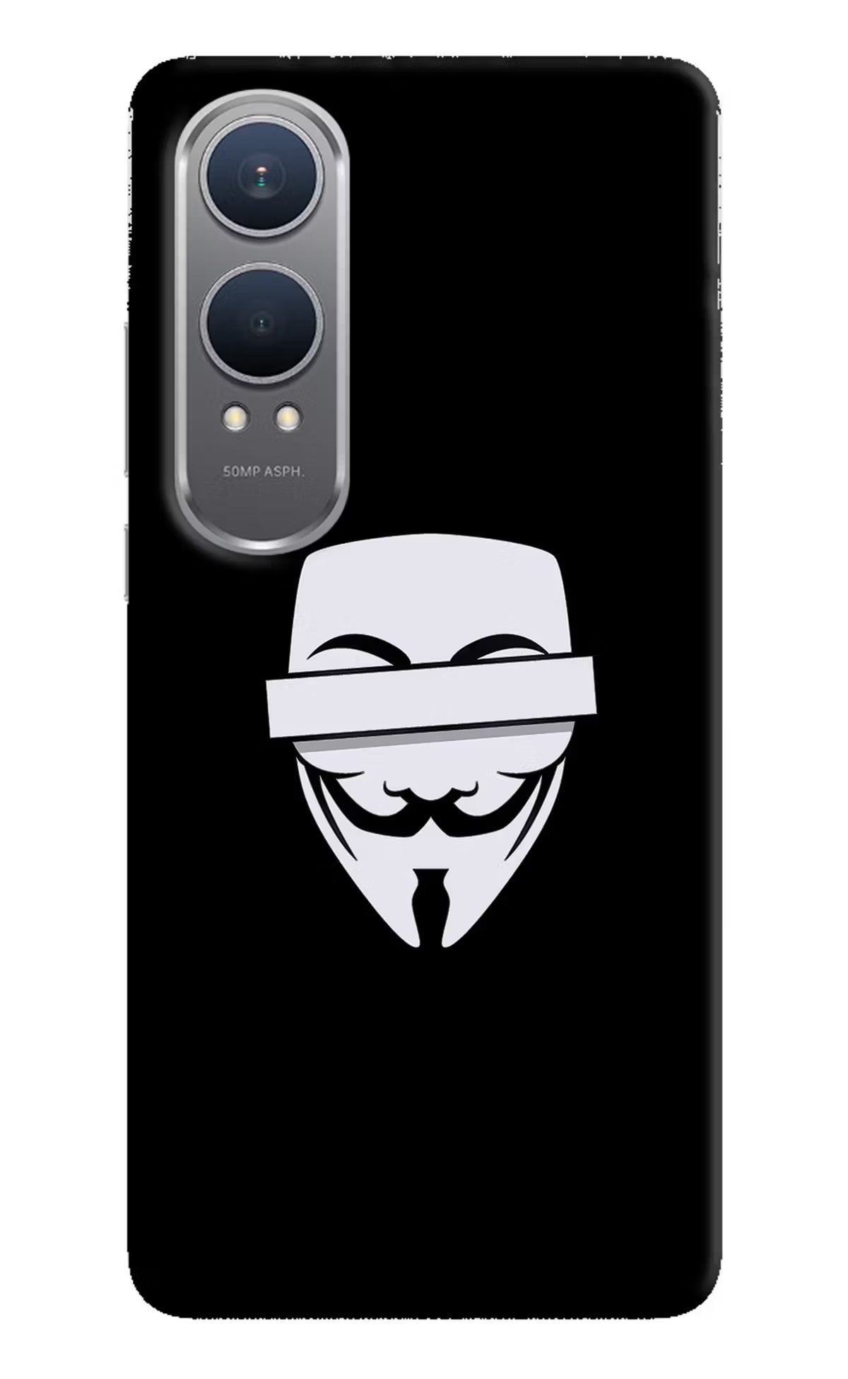 Anonymous Face OnePlus Nord CE4 Lite Hard Case Back Cover by Casekaro
