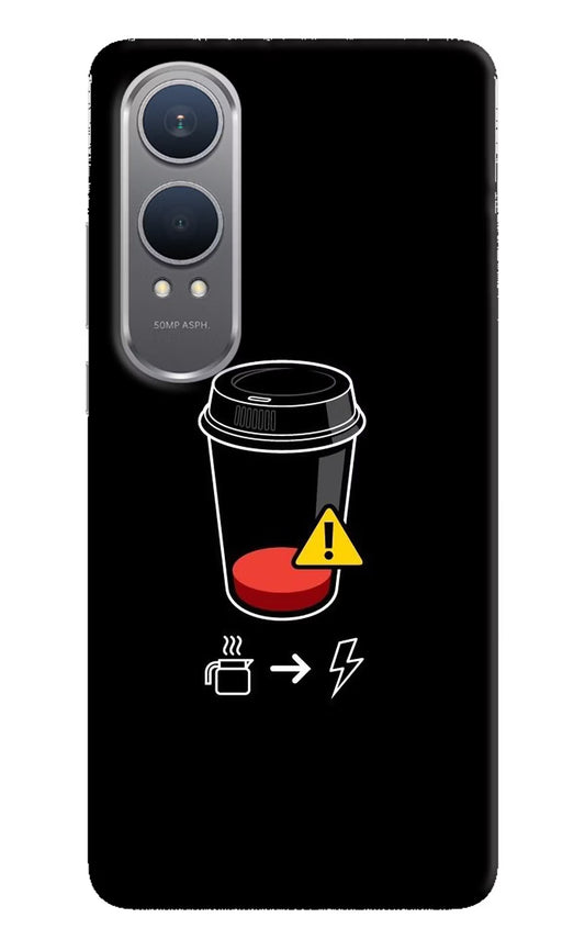 Coffee OnePlus Nord CE4 Lite Hard Case Back Cover by Casekaro