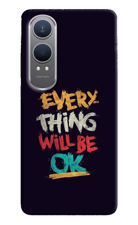 Everything Will Be Ok OnePlus Nord CE4 Lite Hard Case Back Cover by Casekaro