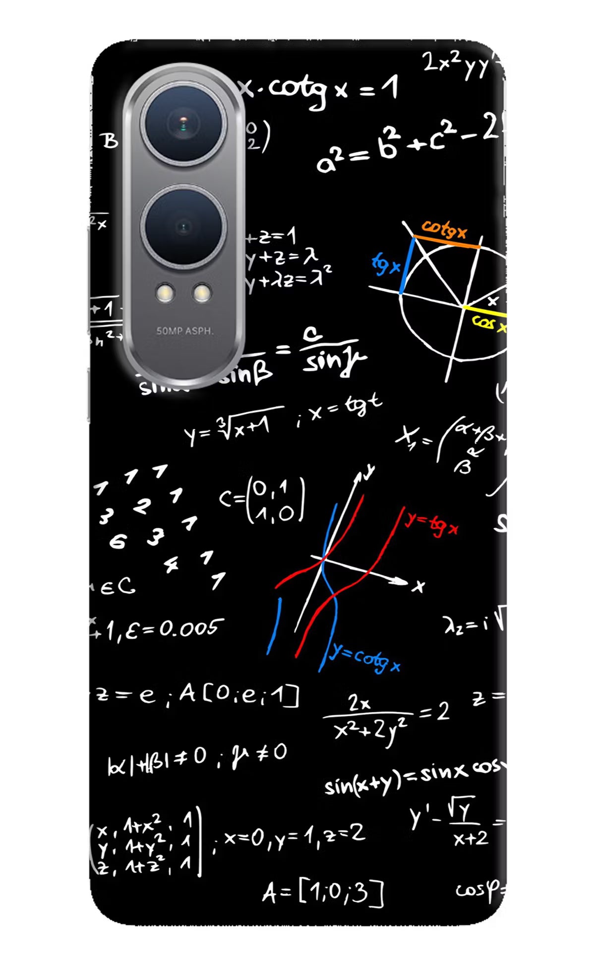 Mathematics Formula OnePlus Nord CE4 Lite Hard Case Back Cover by Casekaro