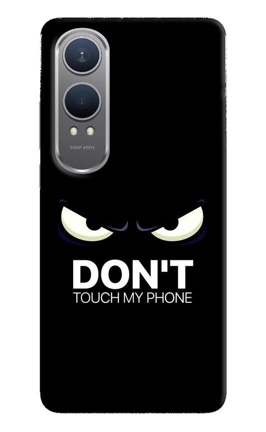 Don'T Touch My Phone OnePlus Nord CE4 Lite Hard Case Back Cover by Casekaro