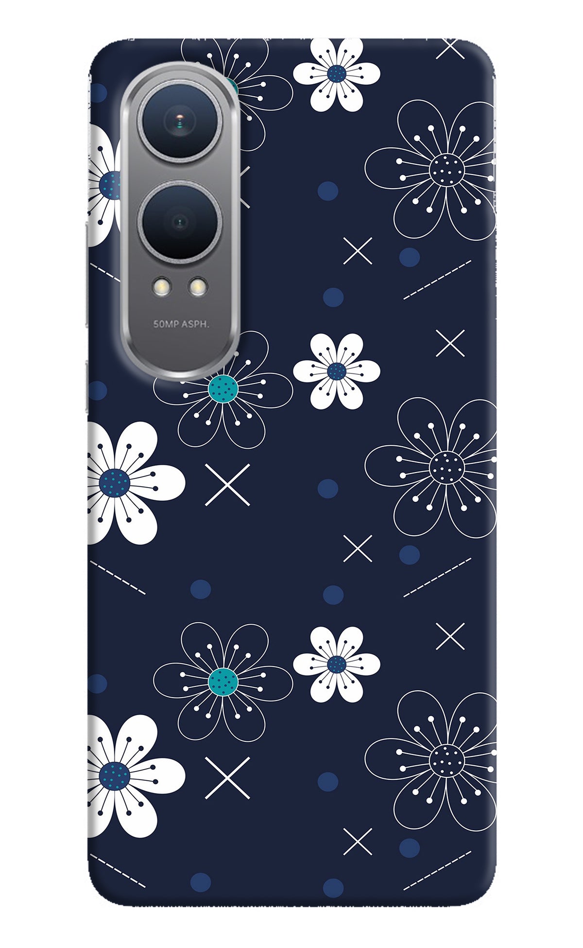 Flowers OnePlus Nord CE4 Lite Back Cover