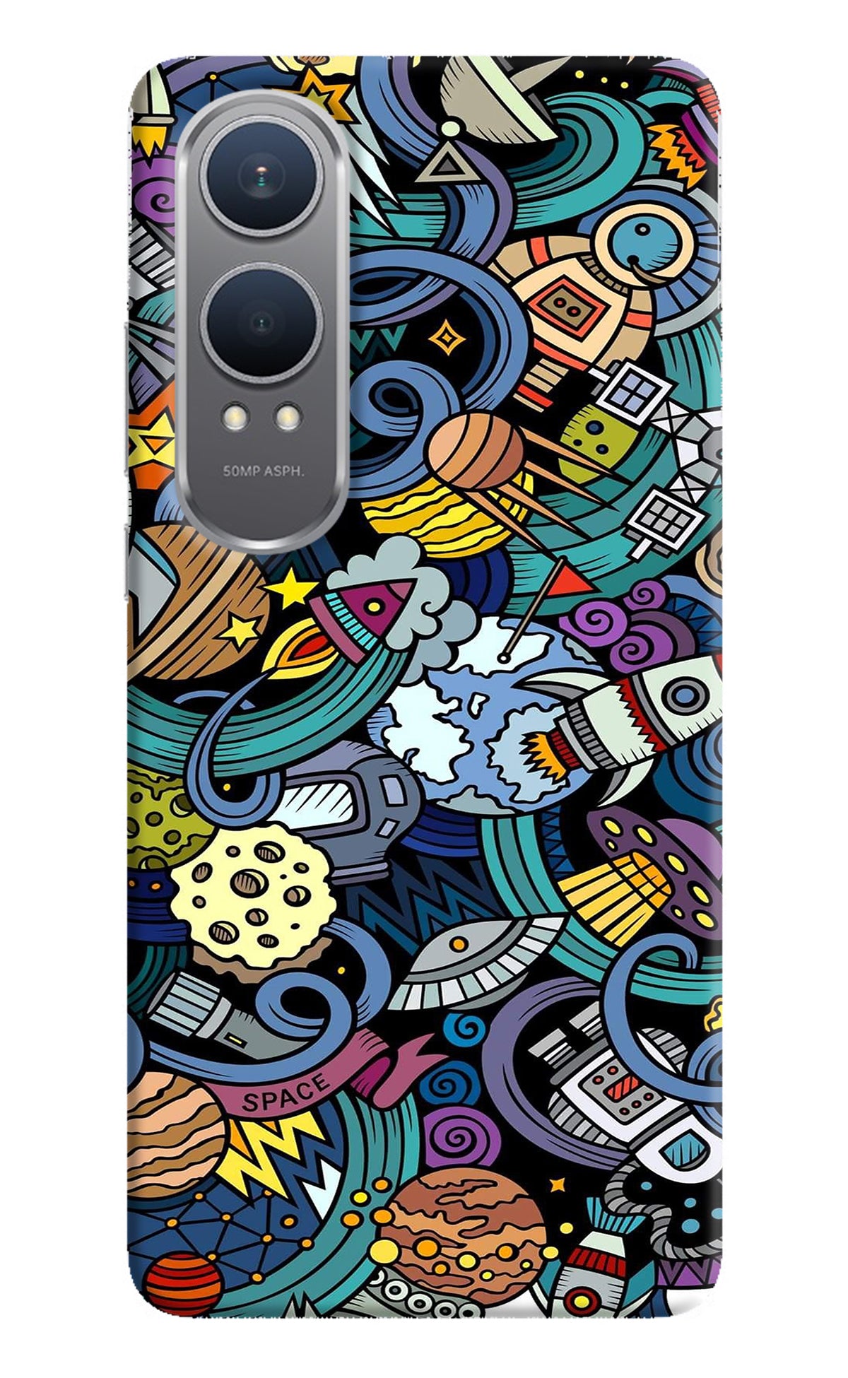 Space Abstract OnePlus Nord CE4 Lite Back Cover