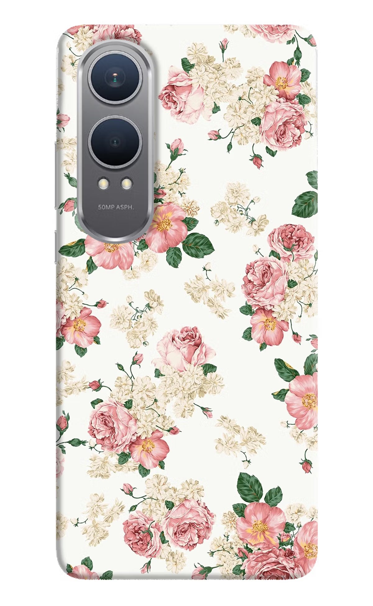 Flowers OnePlus Nord CE4 Lite Hard Case Back Cover by Casekaro