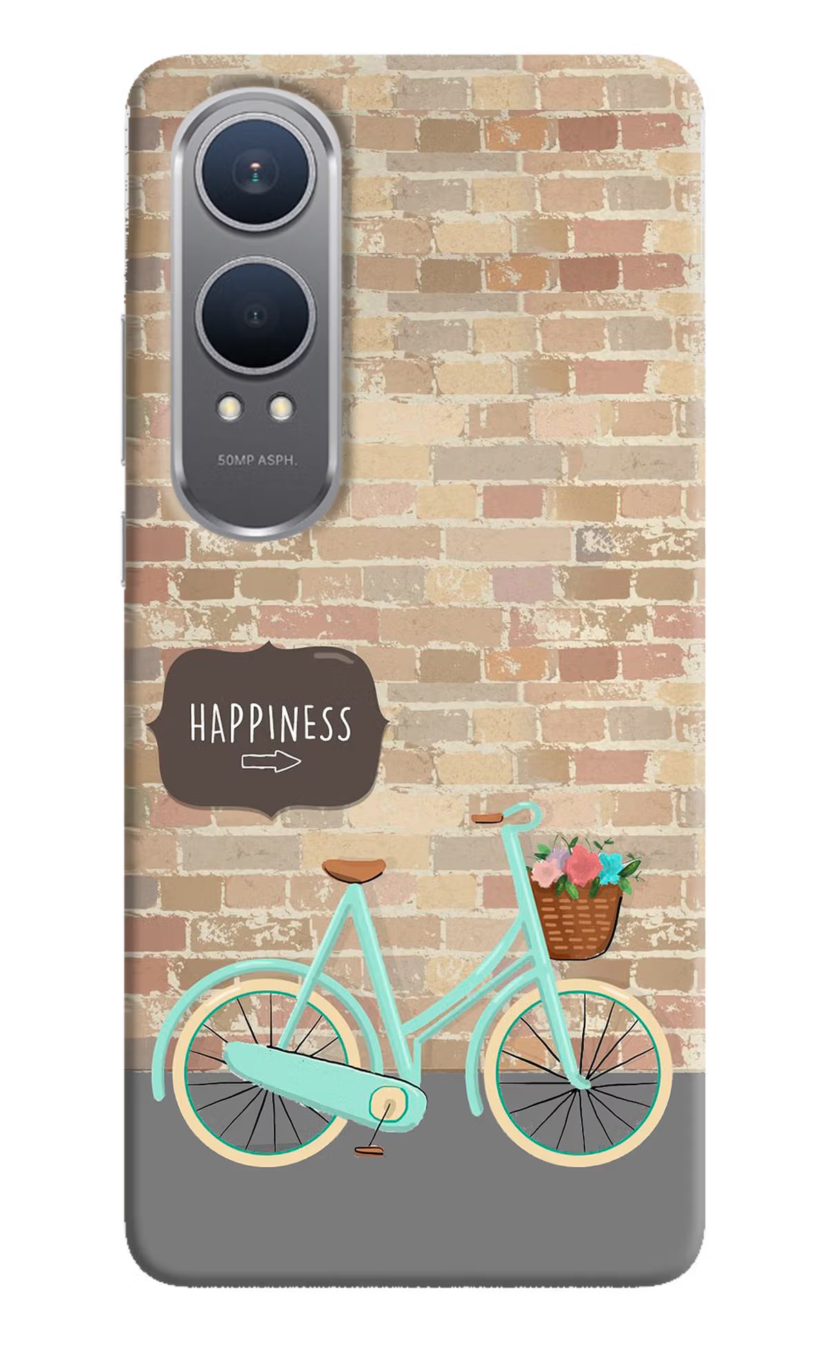 Happiness Artwork OnePlus Nord CE4 Lite Hard Case Back Cover by Casekaro