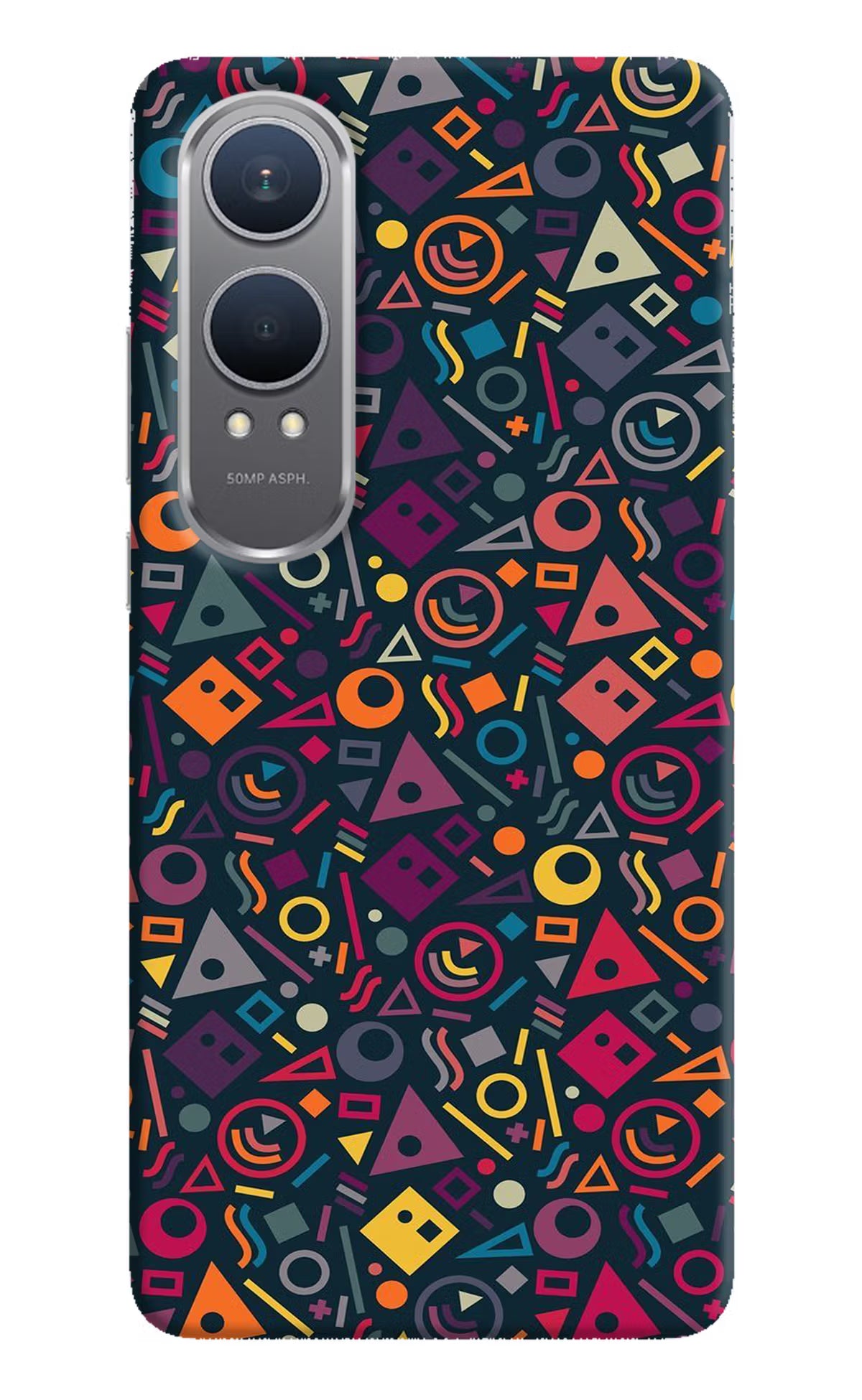 Geometric Abstract OnePlus Nord CE4 Lite Hard Case Back Cover by Casekaro