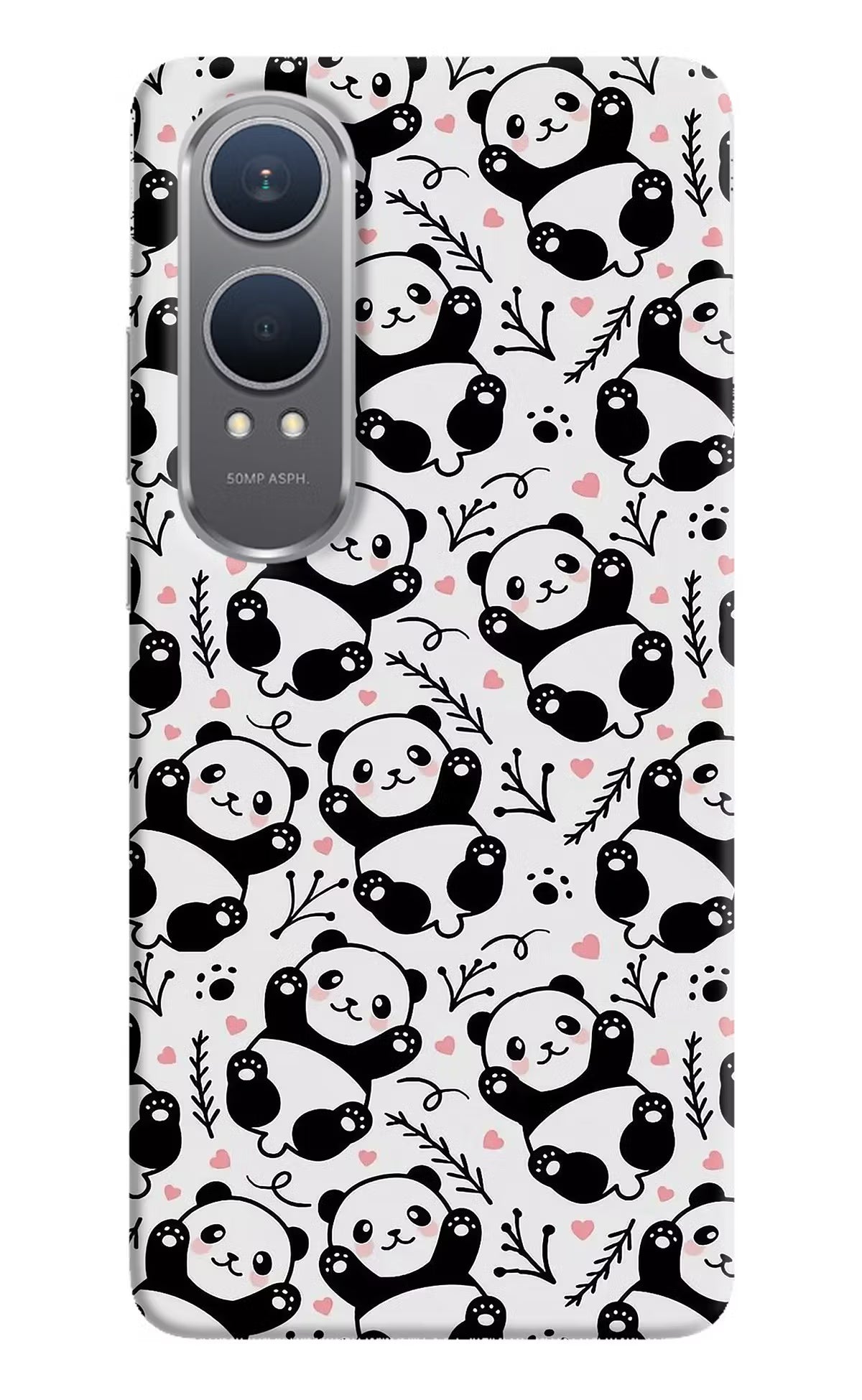 Cute Panda OnePlus Nord CE4 Lite Hard Case Back Cover by Casekaro
