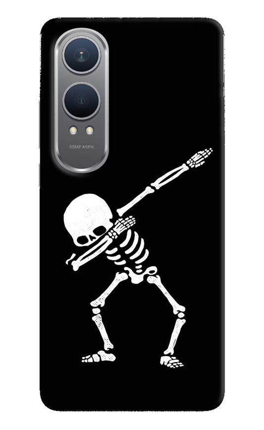 Dabbing Skeleton Art OnePlus Nord CE4 Lite Hard Case Back Cover by Casekaro